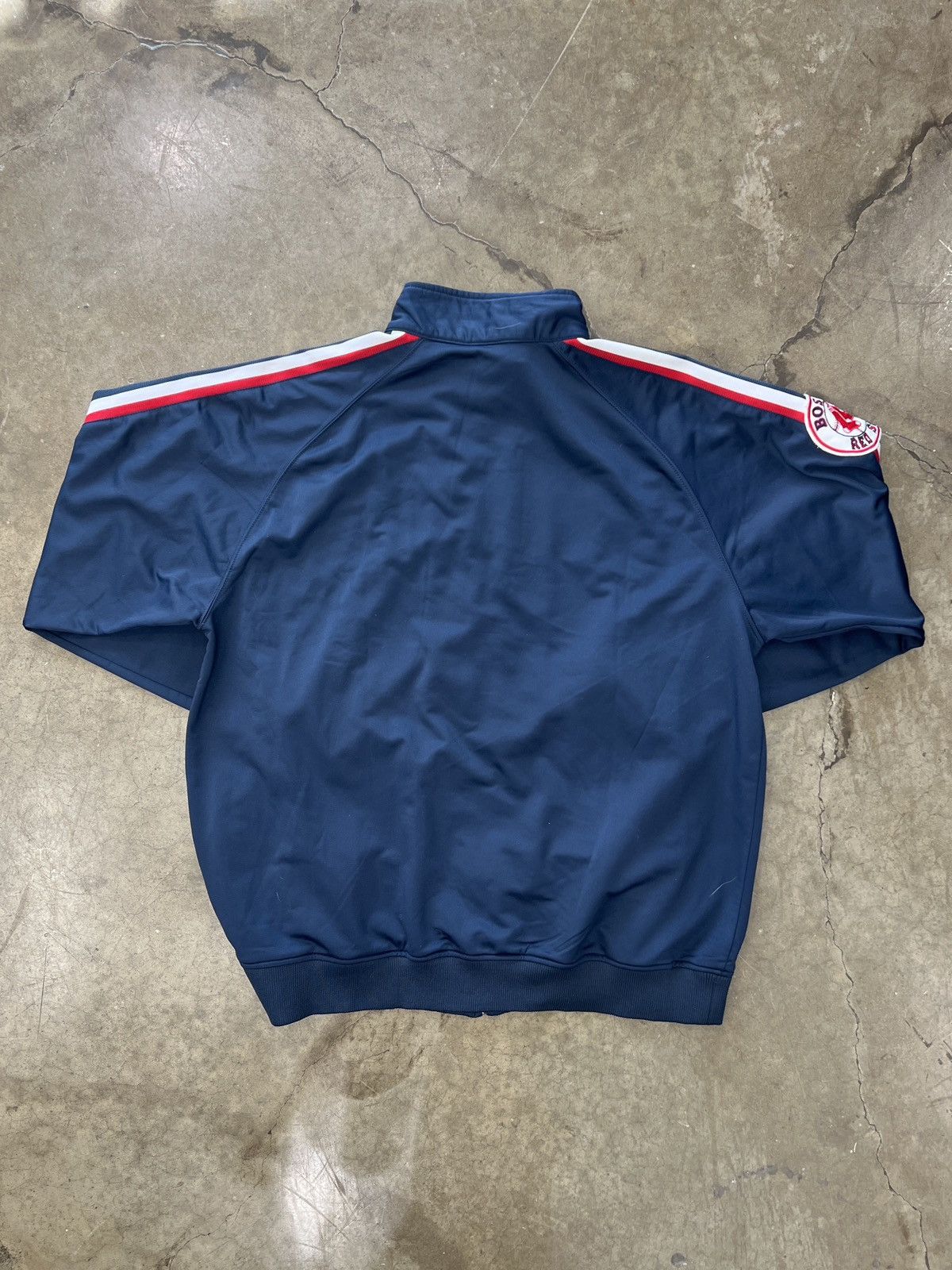 MLB × Vintage Vintage MLB Red Sox Stripe Sleeve Jacket XXL Size US XXL / EU 58 / 5 - 4 Thumbnail