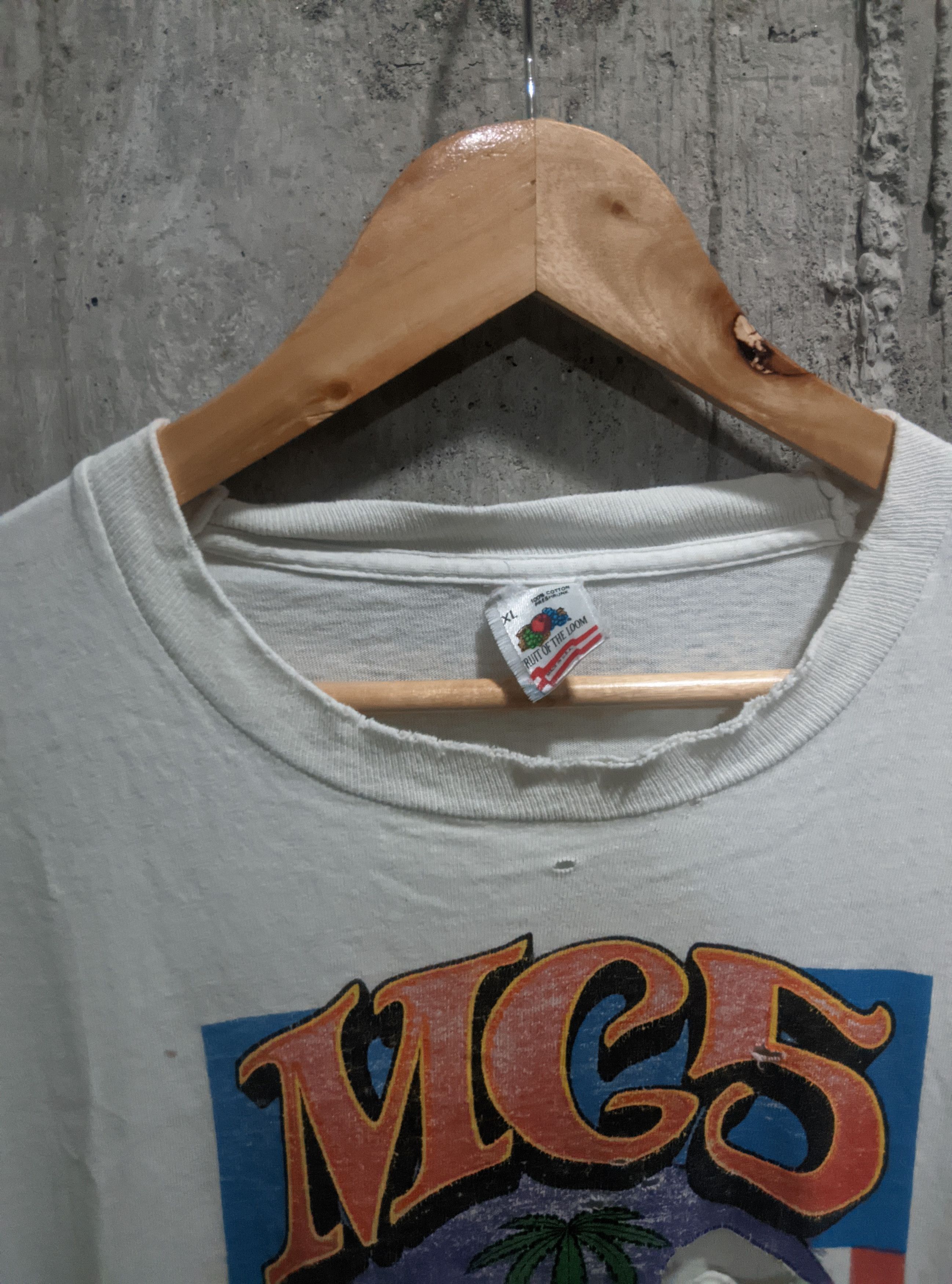Band Tees Vintage 90s thrashed mc5 pronto punk t shirt Size US XL / EU 56 / 4 - 3 Thumbnail