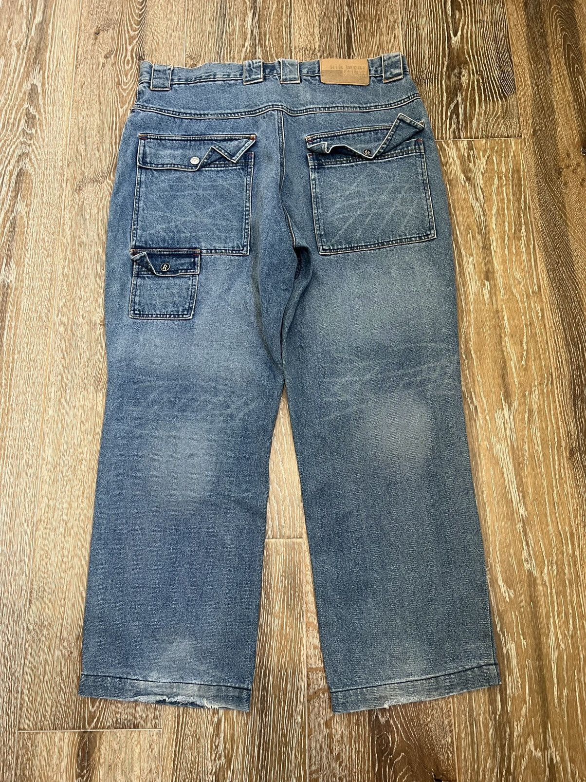 Vintage Vintage y2k kikwear cargopants skate jeans Size US 35 - 2 Thumbnail