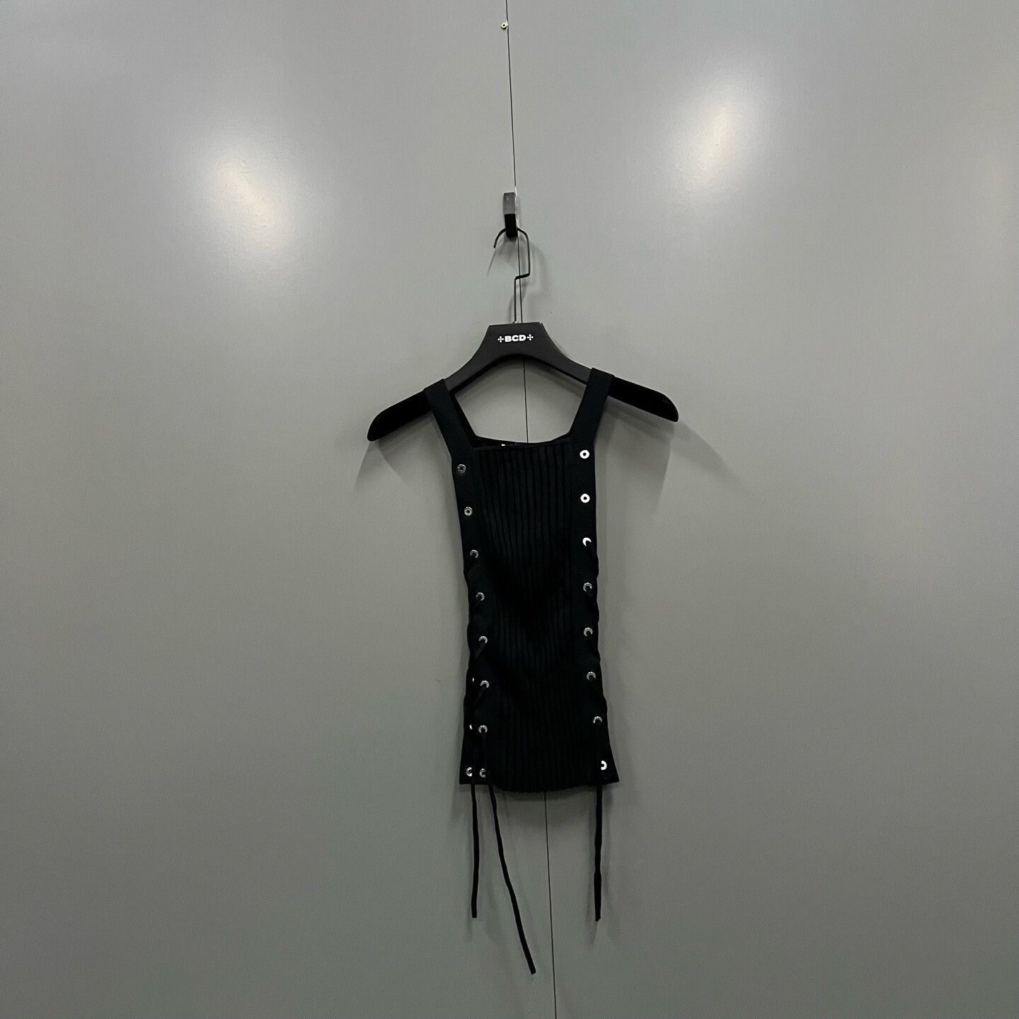 Dion Lee black button-up knitted vest by Dion Lee Size XS / US 0-2 / IT 36-38 - 1 Thumbnail