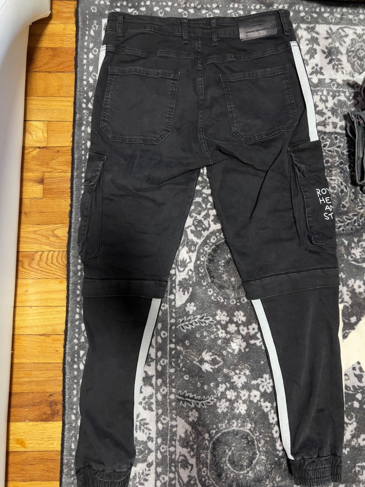 Other × Vintage Cargo Pants with white stripe design Size US 32 / EU 48 - 5 Thumbnail