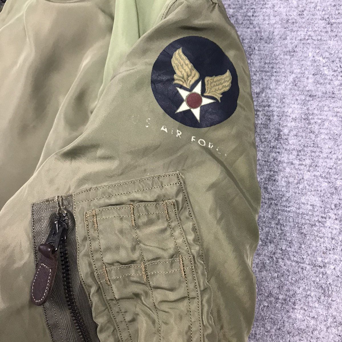 Toyo Enterprises VTG🔥US AIR FORCE BOMBER TOYO ENTERPRISES FADED JACKET 143 Size US M / EU 48-50 / 2 - 7 Thumbnail