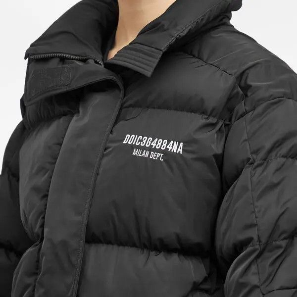 Dolce & Gabbana o1y0825 Turtleneck Shell Jacket in Black Size M / US 6-8 / IT 42-44 - 2 Thumbnail