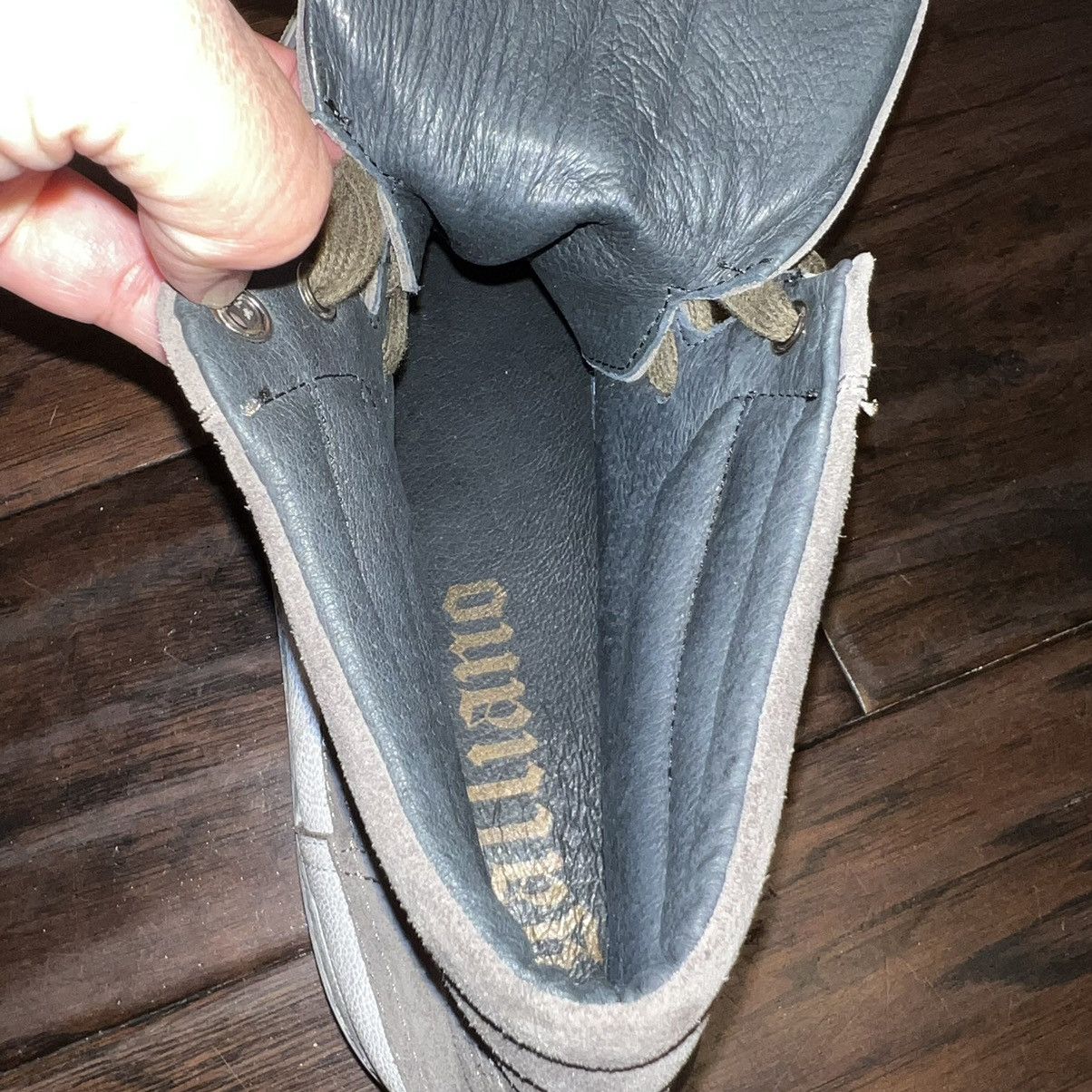 John Galliano Galliano Men’s Genuine Leather Sneakers Size US 13 / EU 46 - 7 Thumbnail