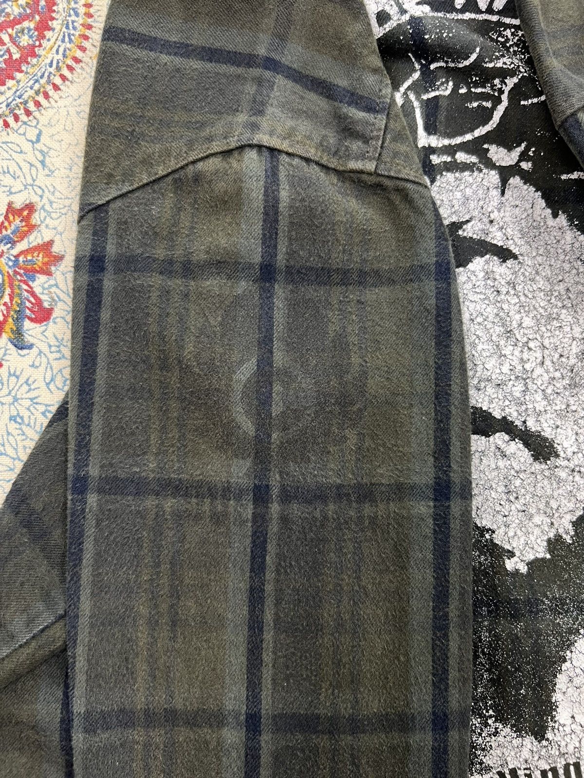 Japanese Brand Covert Org by Fuudobrain Anarchy Plaid Button Ups Shirt Size US M / EU 48-50 / 2 - 9 Thumbnail