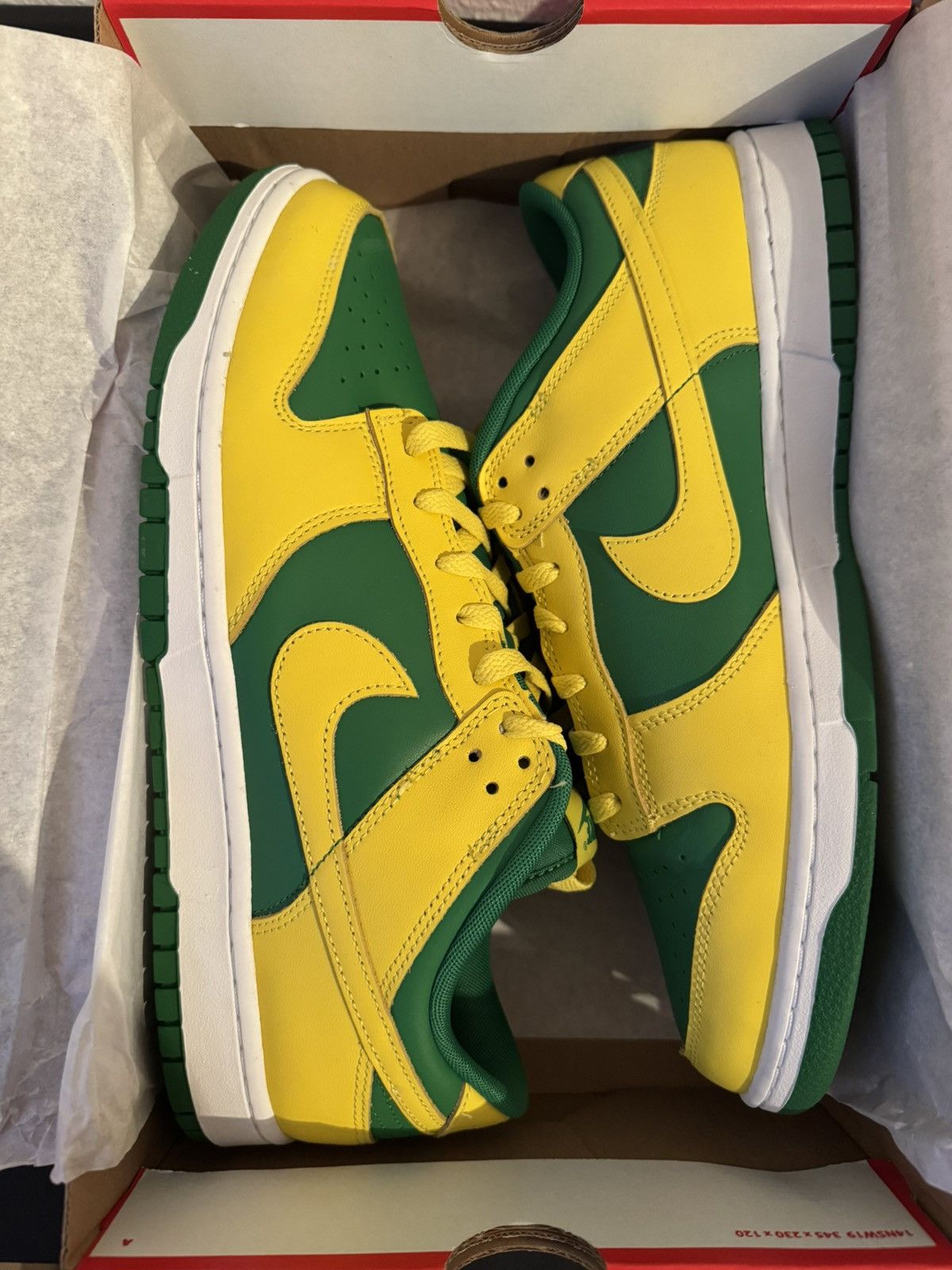 Nike ✅ US M13 Nike Dunk Low Retro Reverse Brazil EU 38 Size US 13 / EU 46 - 4 Thumbnail