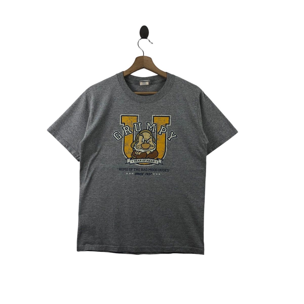 Disney × Vintage Vintage Disney GRUMPY Tee Shirt Cartoon Animation Size US S / EU 44-46 / 1 - 1 Thumbnail