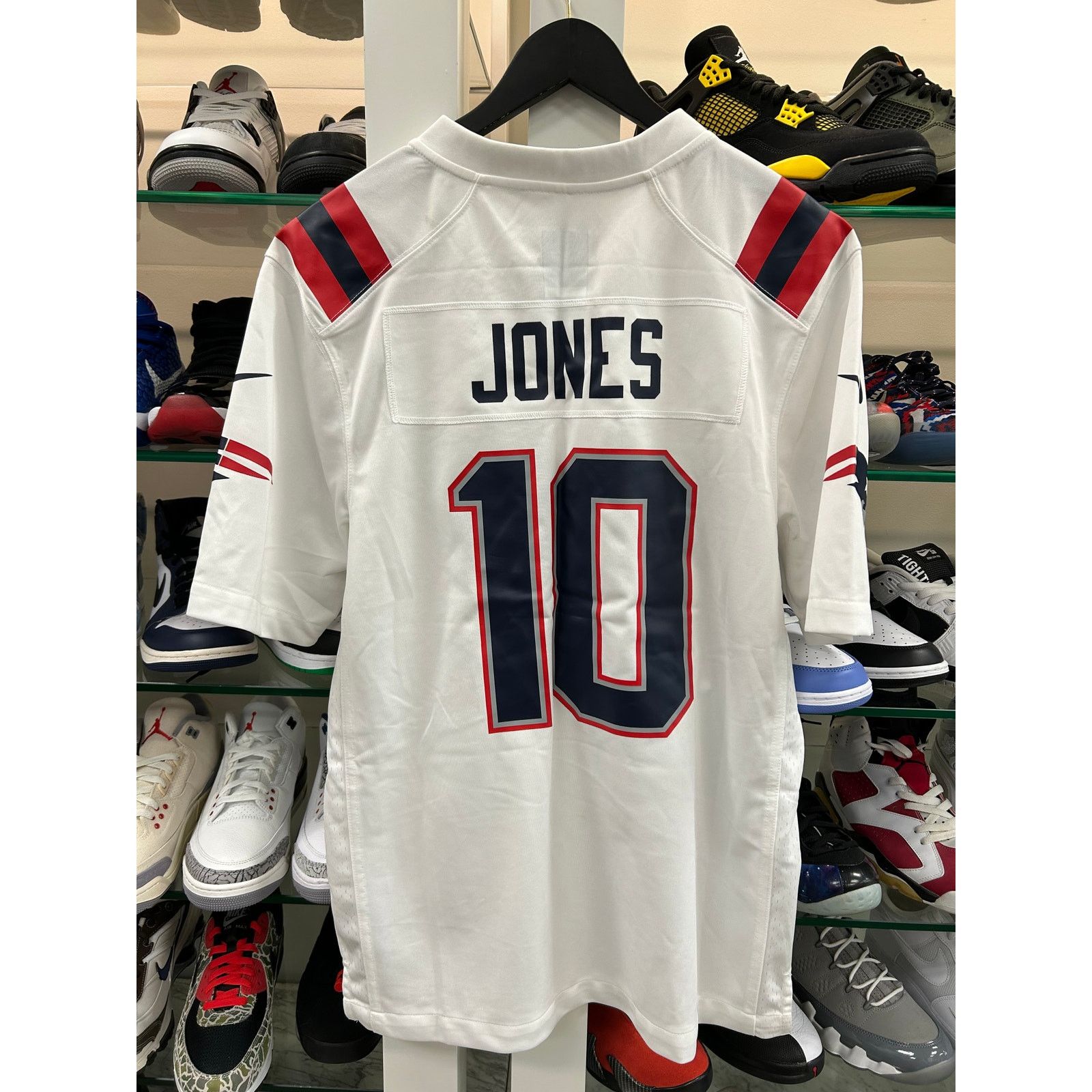 Nike New England Patriots white away jersey Mac Jones M medium Size US M / EU 48-50 / 2 - 2 Thumbnail