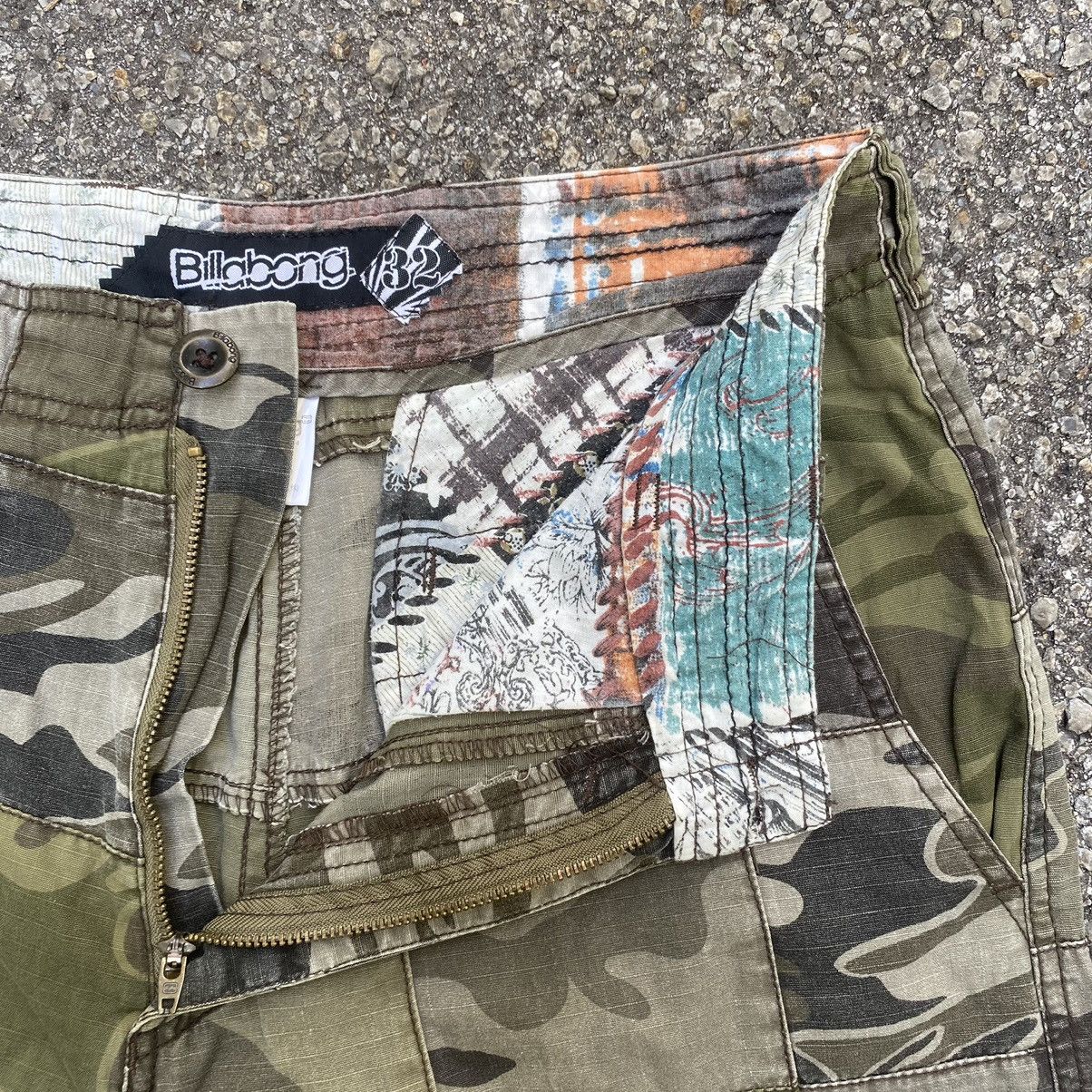 Billabong Billabong Camo Patchwork Cargo Shorts Size US 30 / EU 46 - 4 Thumbnail