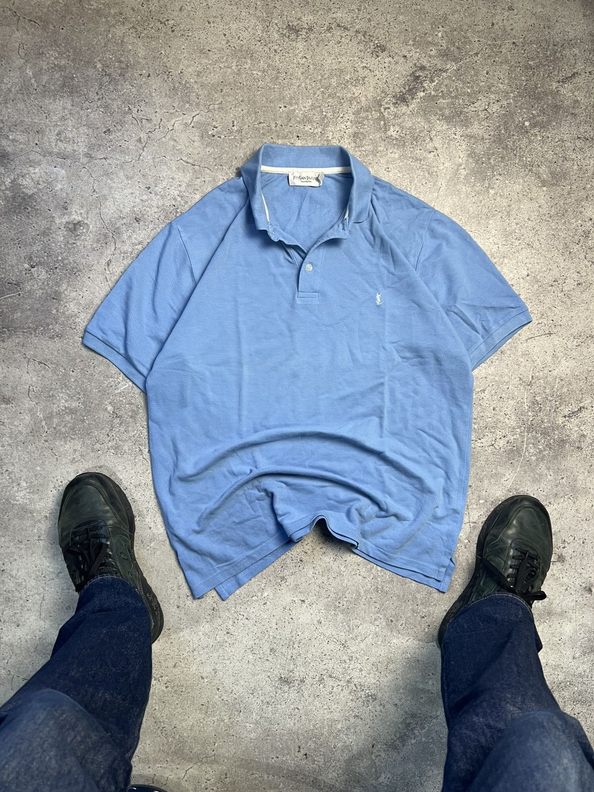 Yves Saint Laurent Vintage Yves Saint Lauren YSL Polo Old Money Style Y2K Size US L / EU 52-54 / 3 - 1 Thumbnail