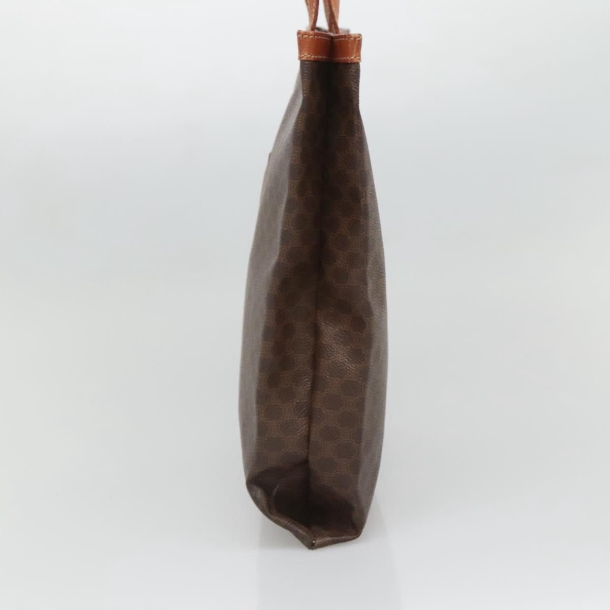 Celine CELINE Macadam Canvas Tote Bag Pvc Brown Gold Size ONE SIZE - 5 Thumbnail