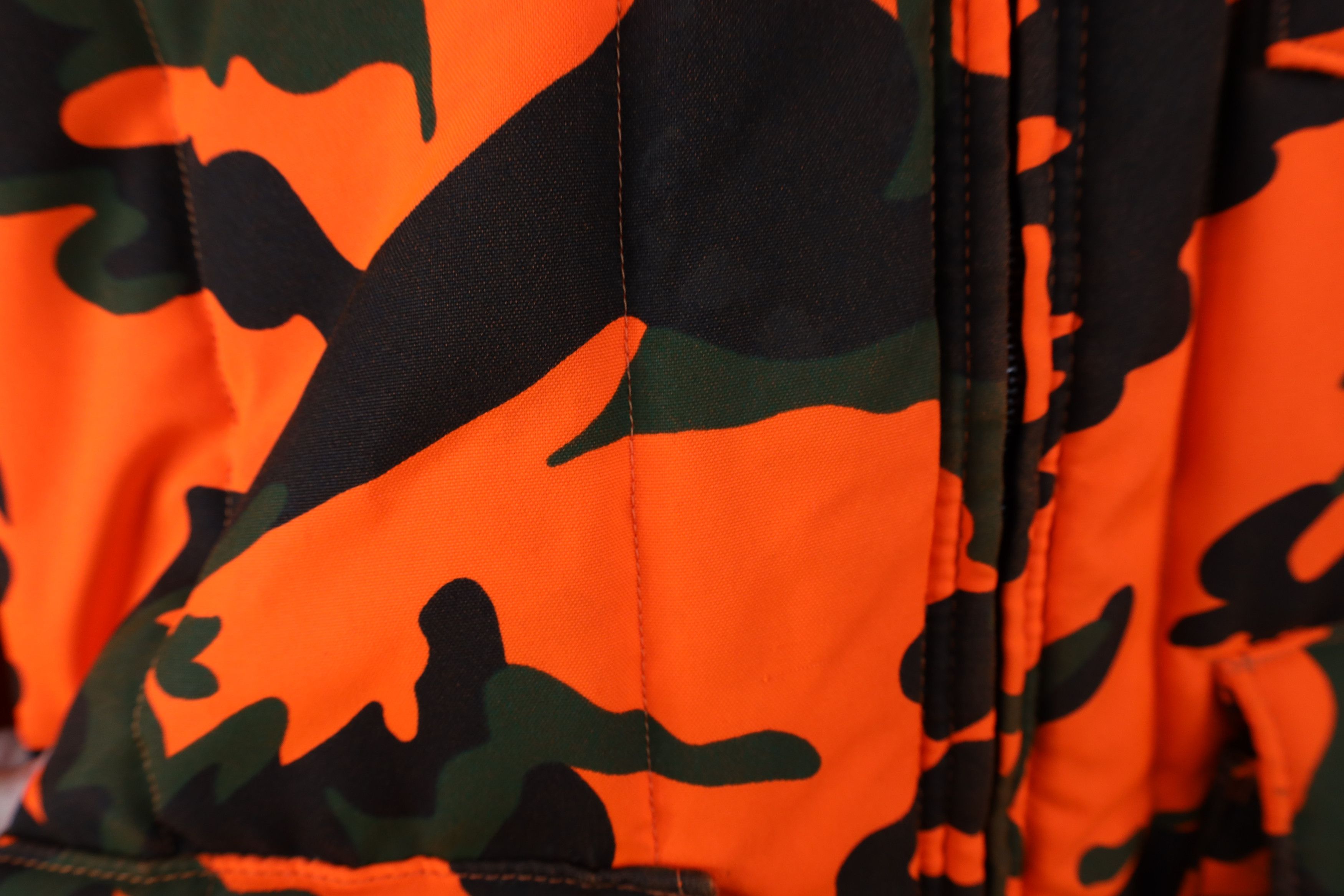 Vintage Vintage 90s Streetwear Hunting Jacket Blazer Orange USA Size US XL / EU 56 / 4 - 7 Thumbnail