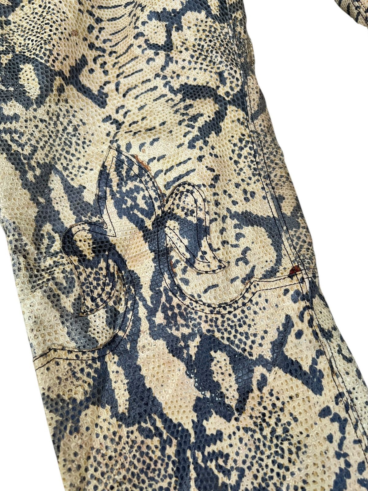 A&G Rock MEGA RARE! A&G Rock Real Python Skin Montana Streetwear Pant Size US 26 / EU 42 - 10 Thumbnail