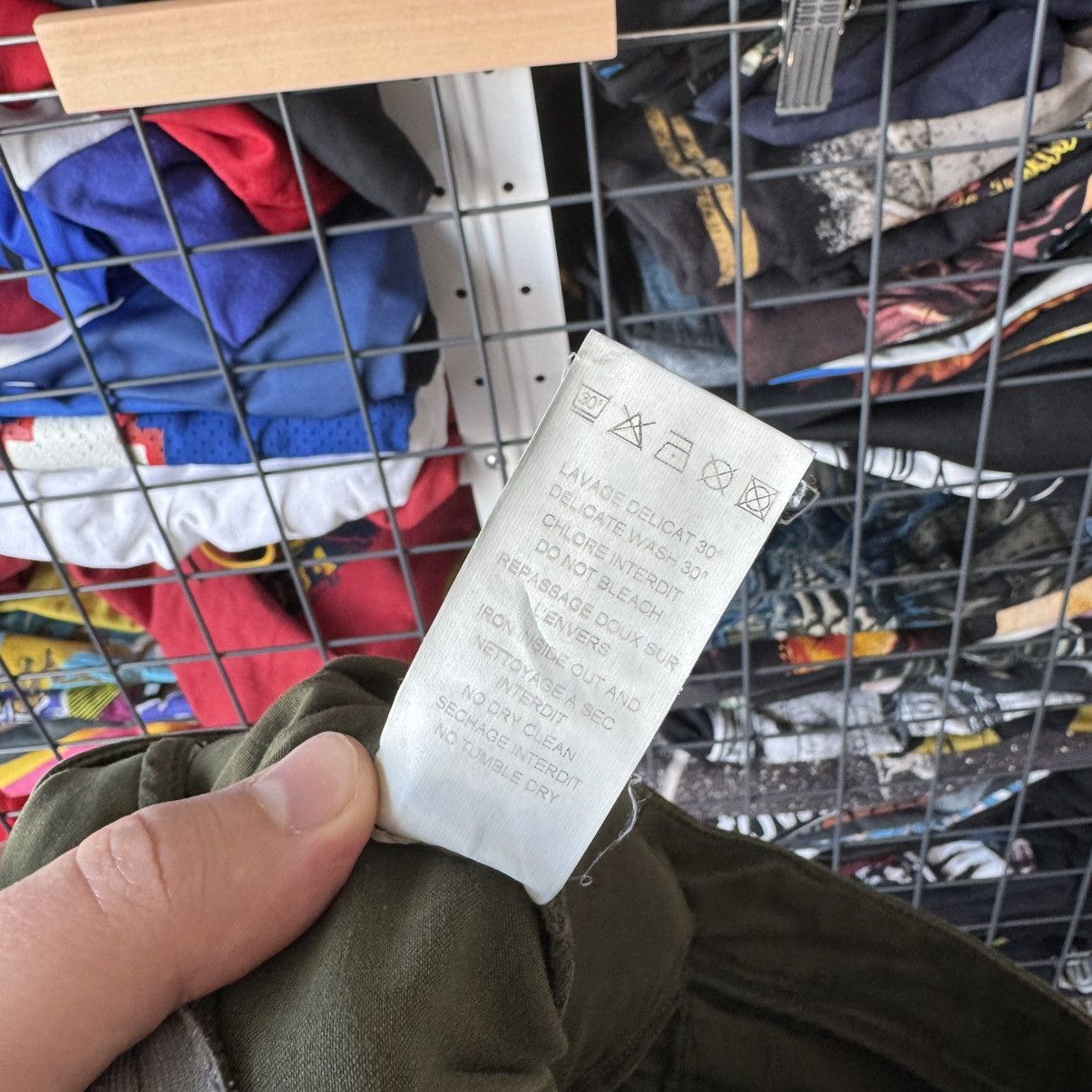 Balmain Olive Baiker Jeans