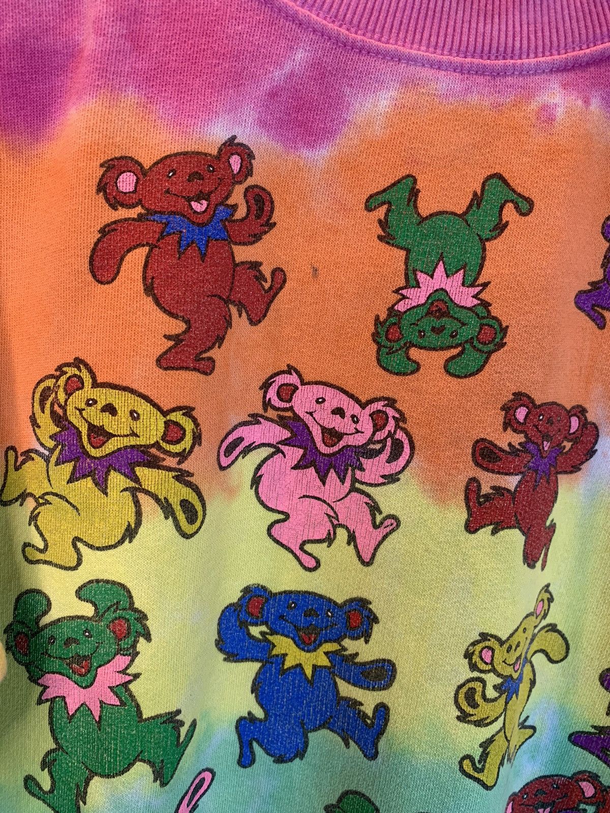 Band Tees × Grateful Dead × Vintage RARE* Vintage 2002 Grateful Dead Dancing Bear Art Sweatshirt Size US S / EU 44-46 / 1 - 3 Thumbnail