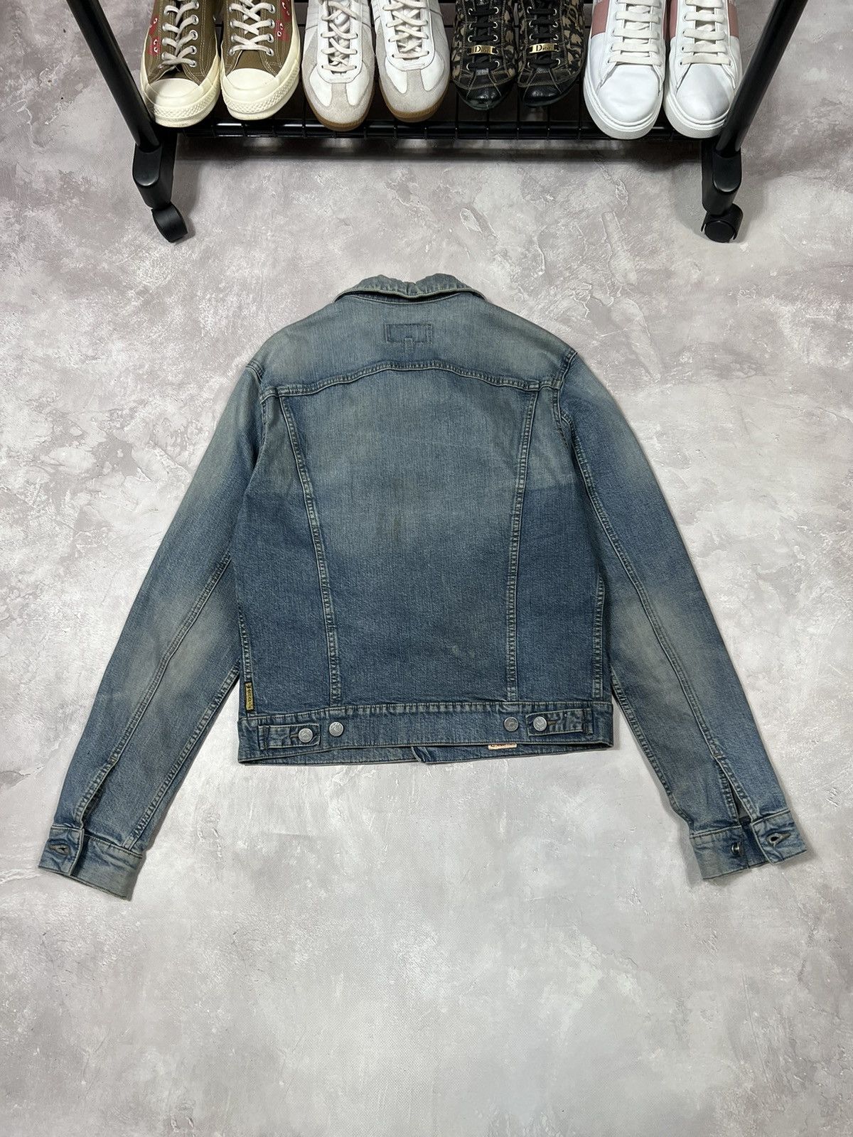 Armani Vintage Armani Jeans Indigo Denim Jacket Size XL / US 12-14 / IT 48-50 - 8 Thumbnail