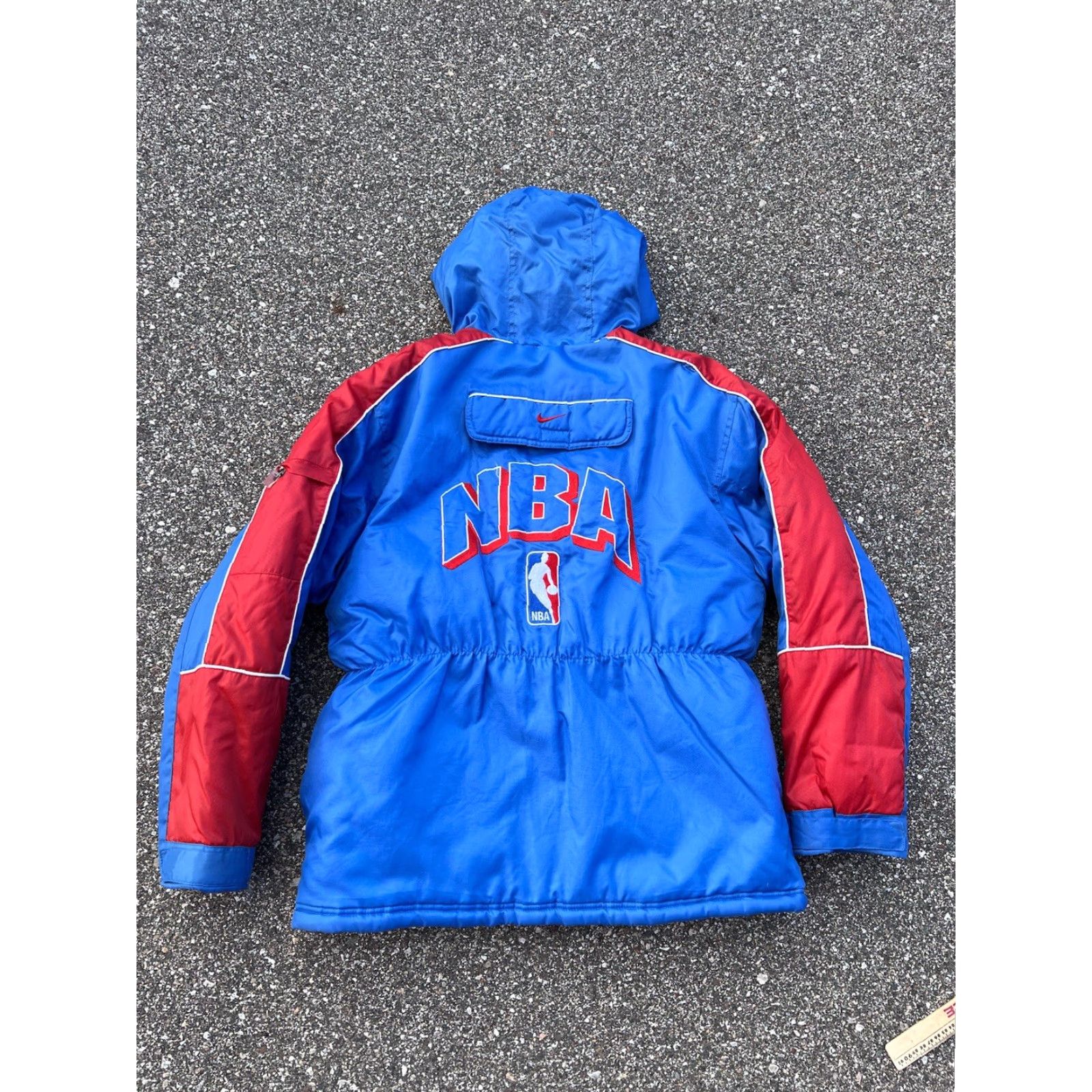 Nike VINTAGE Nike NBA Puffer Jacket Reversible Mens Large Nylon Blue Size US L / EU 52-54 / 3 - 2 Thumbnail