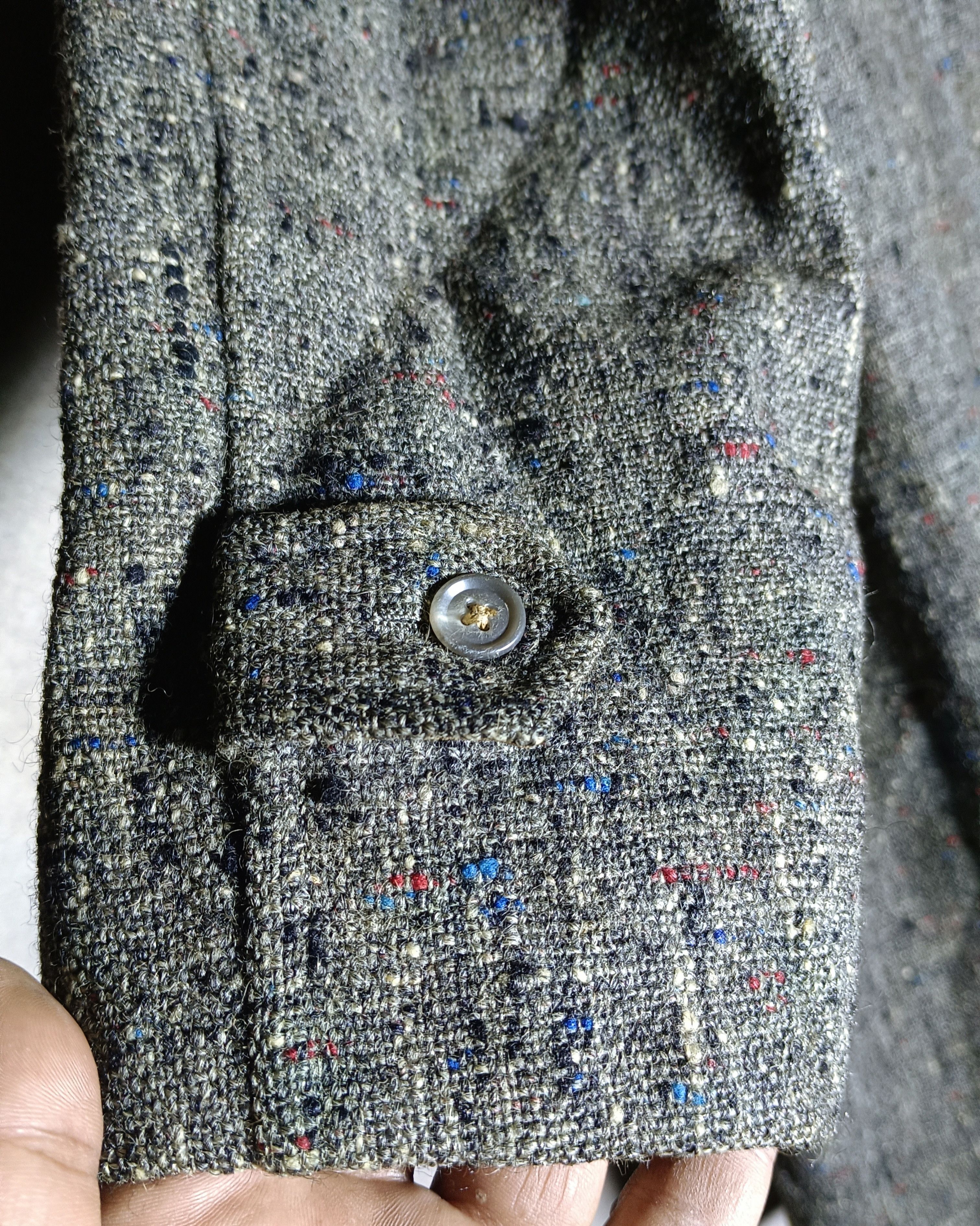Japanese Brand × Vintage Vintage 50s Japanese Wool Tweed Coat Size US M / EU 48-50 / 2 - 9 Thumbnail