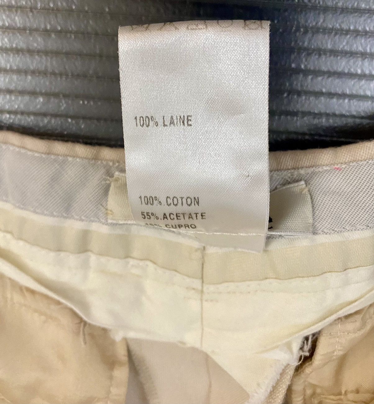 Chloe Chloé 🇫🇷 pink rose wool straight wide leg Marbre trousers 42 Size 28" / US 6 / IT 42 - 10 Thumbnail