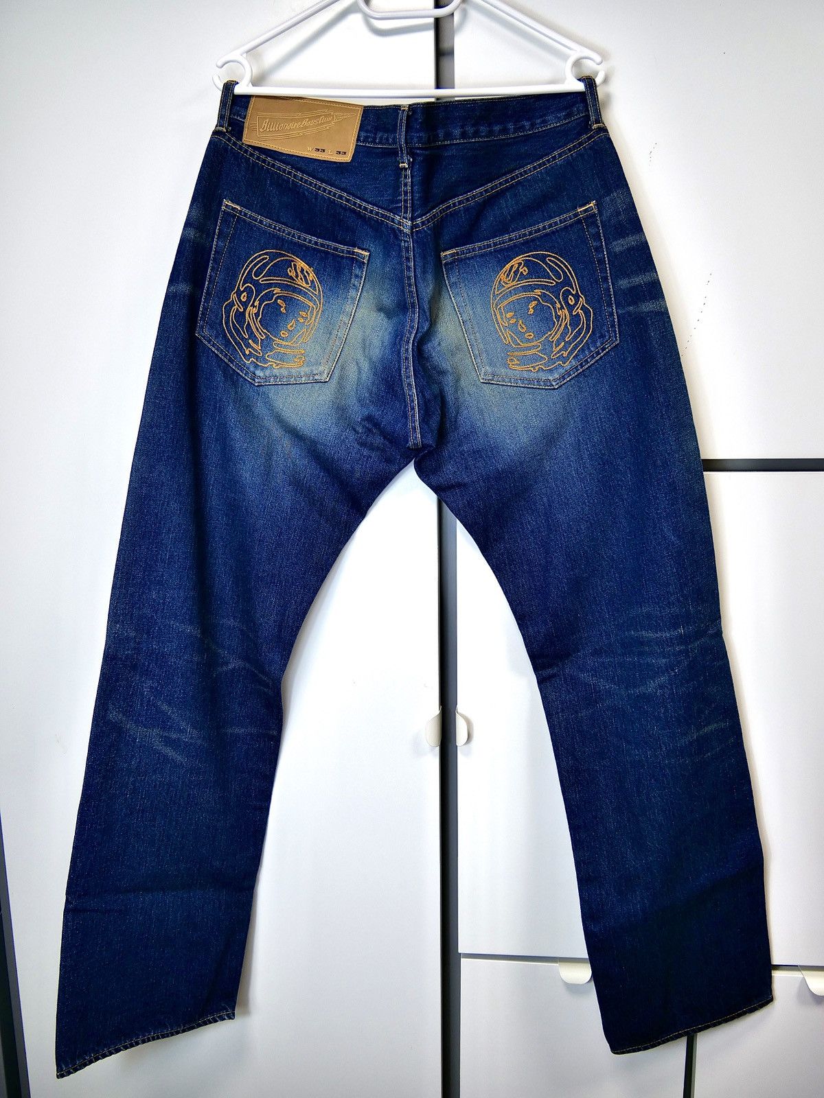 2000s OG Japan Made BBC Astronaut Head Embroidery Jeans