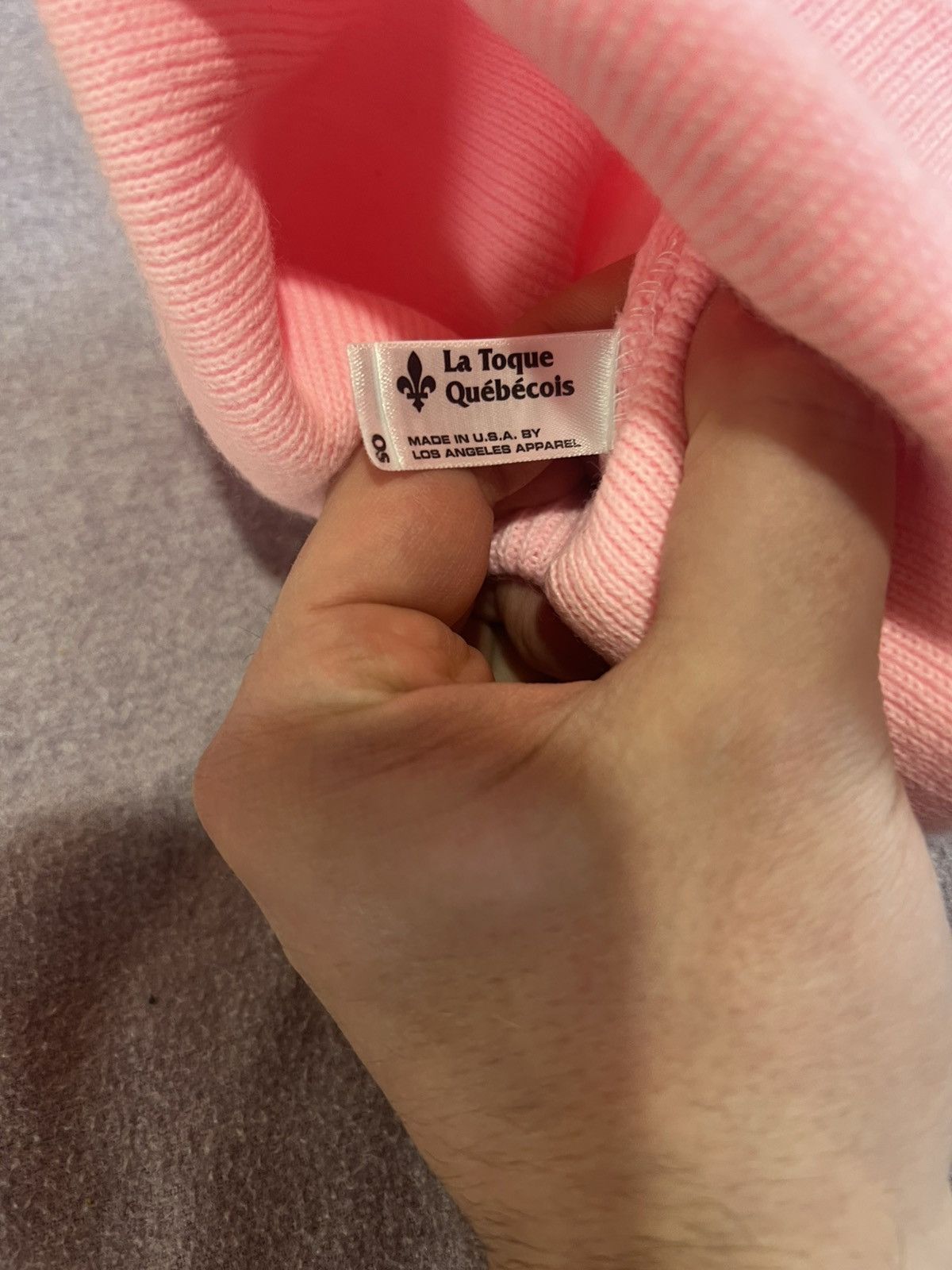 Los Angeles Apparel Los Angeles Apparel LA APPAREL beanie hat - pink - NEW Size ONE SIZE - 3 Thumbnail