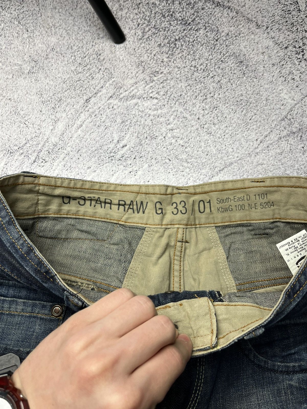 G-Star Vintage G Star Raw Denim Knee Avant Garde Pants / Jeans Rare Size US 34 / EU 50 - 16 Thumbnail
