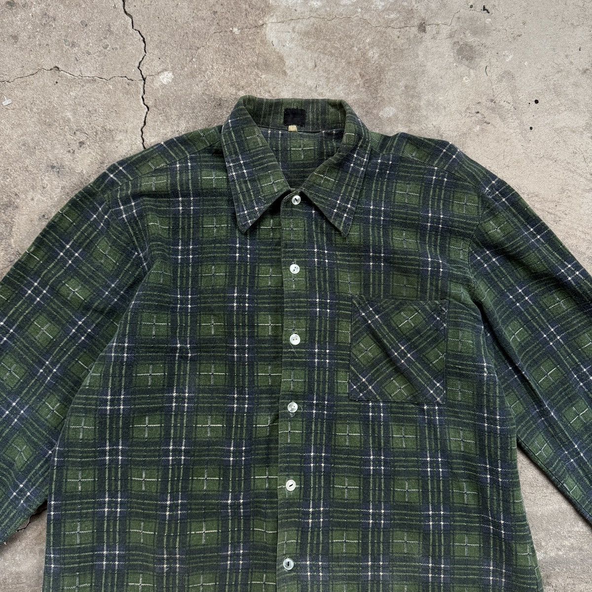 Japanese Brand Vintage Japanese Shirt Button Up Size US M / EU 48-50 / 2 - 3 Thumbnail