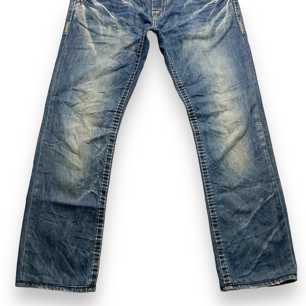 If Six Was Nine VINTAGE BUCKAROO WASHED DENIM PANTS Size US 32 / EU 48 - 4 Thumbnail
