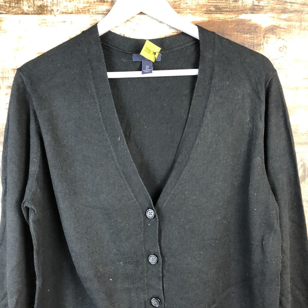 Vintage DL Gap Black Cardigan Knitwear #C444 Size US L / EU 52-54 / 3 - 4 Thumbnail