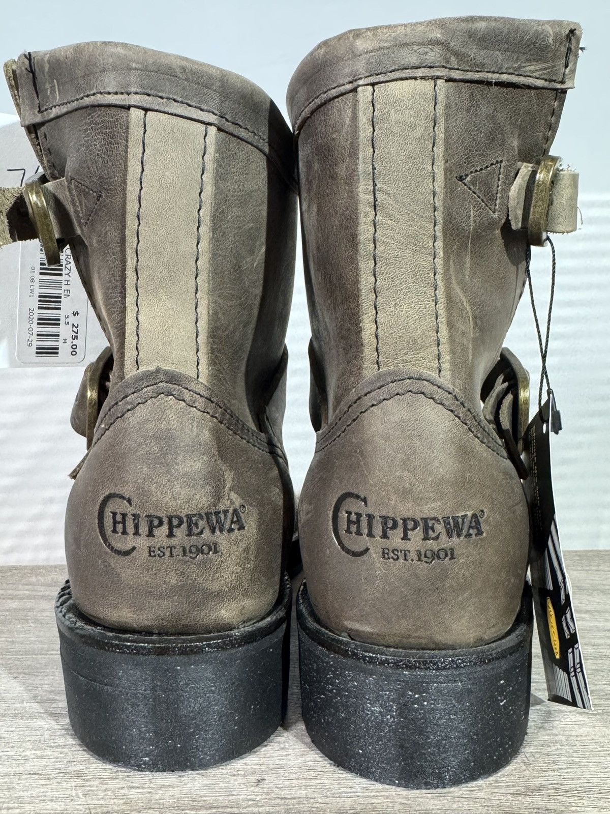 Chippewa Chippewa Raynard 7" Engineer Boots 1901W17 Grey Size 5.5 Size US 5.5 / IT 35.5 - 4 Thumbnail