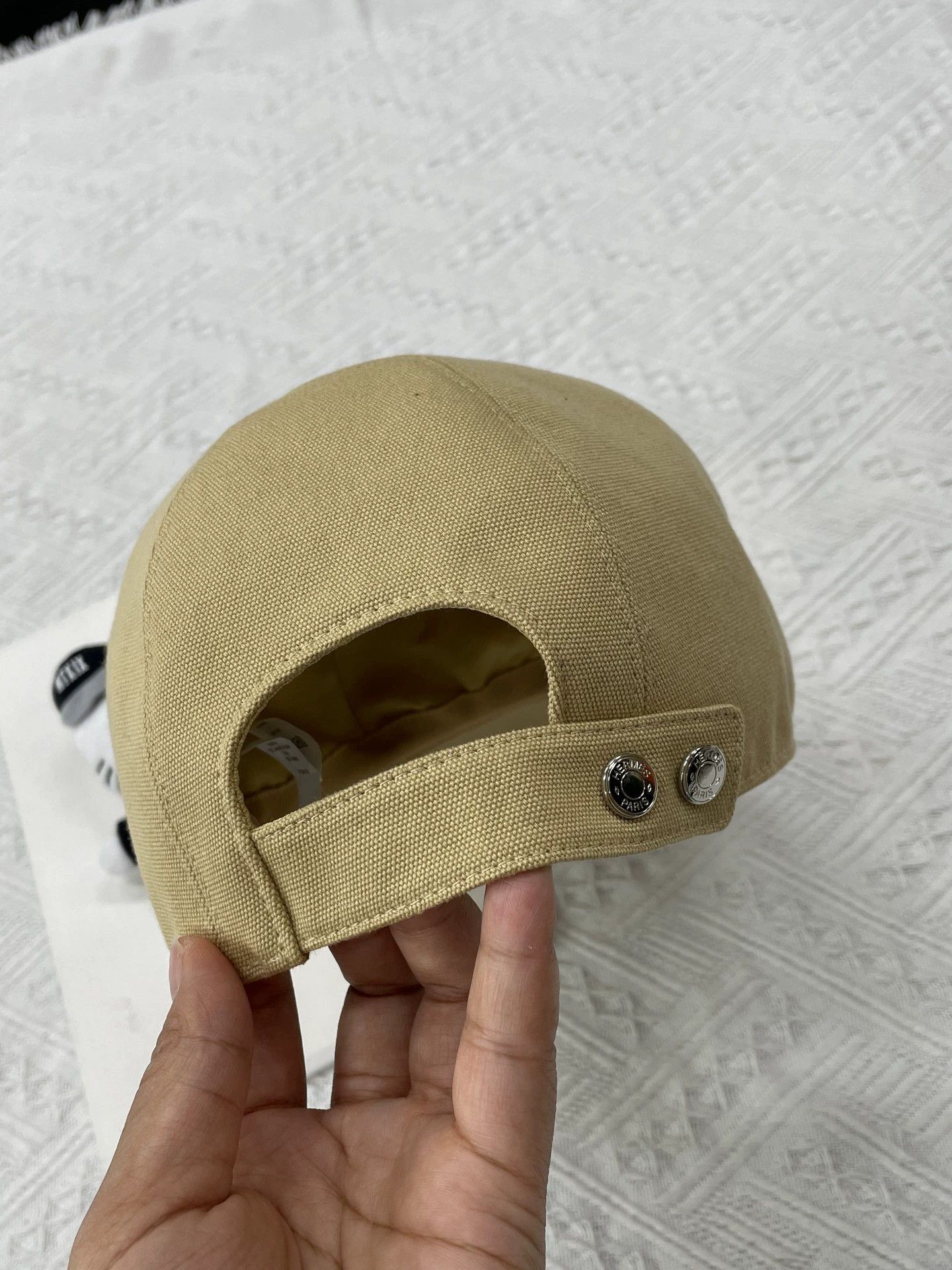Hermes Hermes Khaki Pig Nose Shell Baseball Cap 58 Size ONE SIZE - 3 Thumbnail