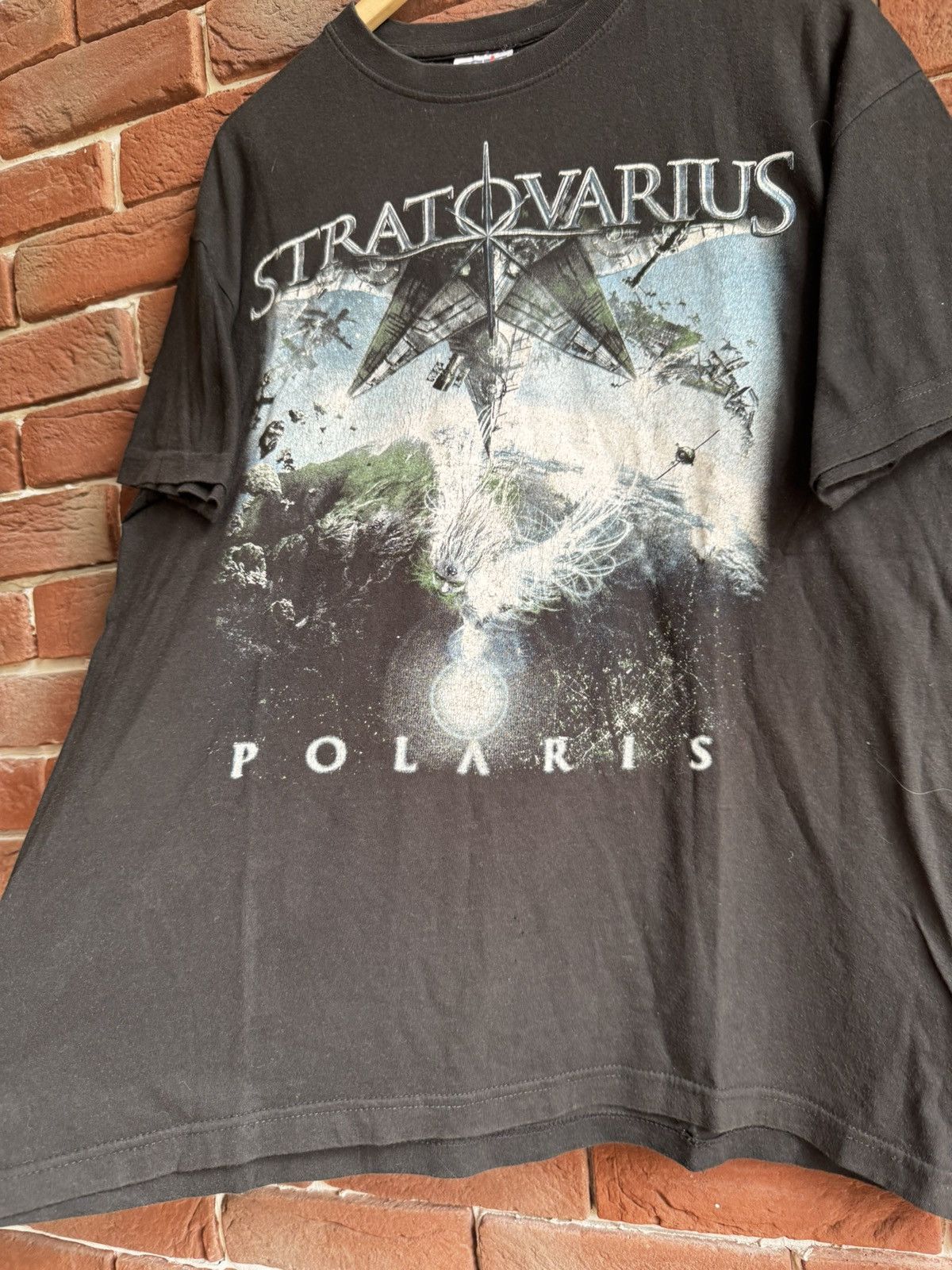 Band Tees VINTAGE Y2K BAND TEE STRATOVARIUS Metal rare TOUR BAND Black Size US L / EU 52-54 / 3 - 5 Thumbnail