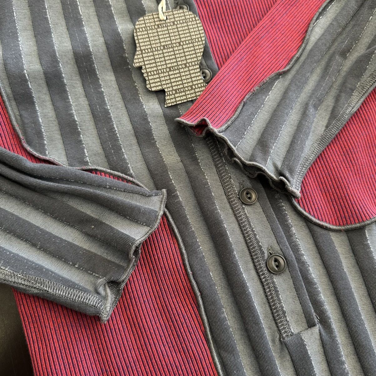 Brain Dead Brain Dead Jacquard Collar Paneled Bodysuit Size M / US 6-8 / IT 42-44 - 8 Thumbnail