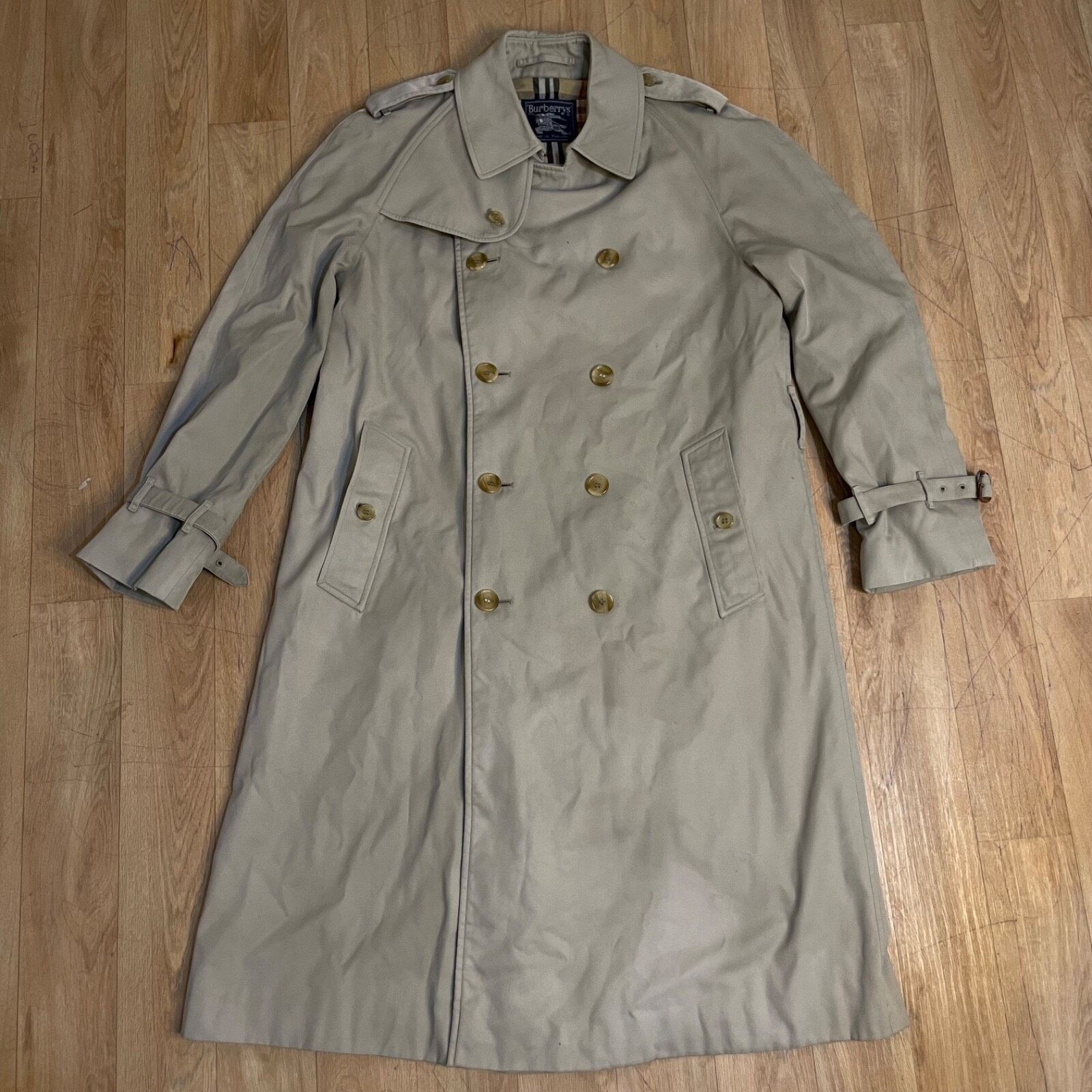 Burberry Burberry Trench Coat Nova Check Vintage made in england Size US M / EU 48-50 / 2 - 2 Thumbnail