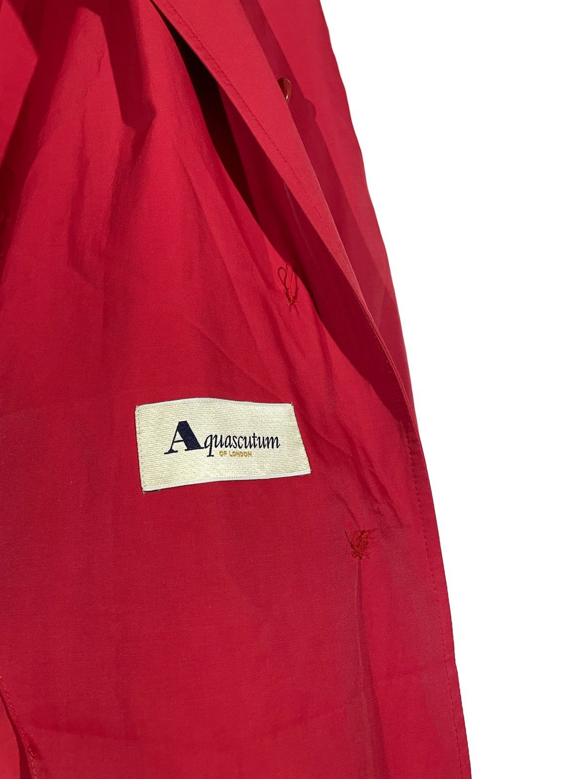 Aquascutum Aquascutum England Metalic Red Women Trench Size US6(~M-L) Size L / US 10 / IT 46 - 9 Thumbnail