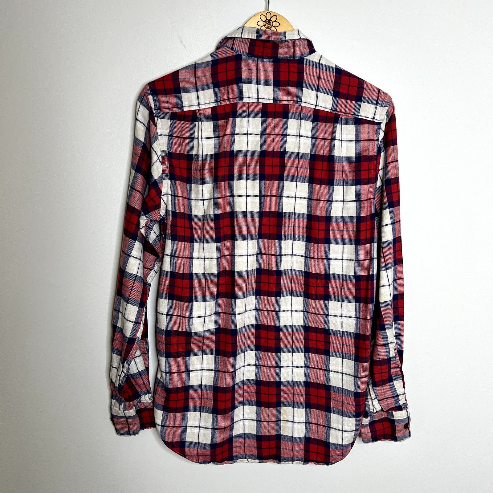 Nautica Nautica Red Plaid Button Down Shirt Size US S / EU 44-46 / 1 - 2 Thumbnail
