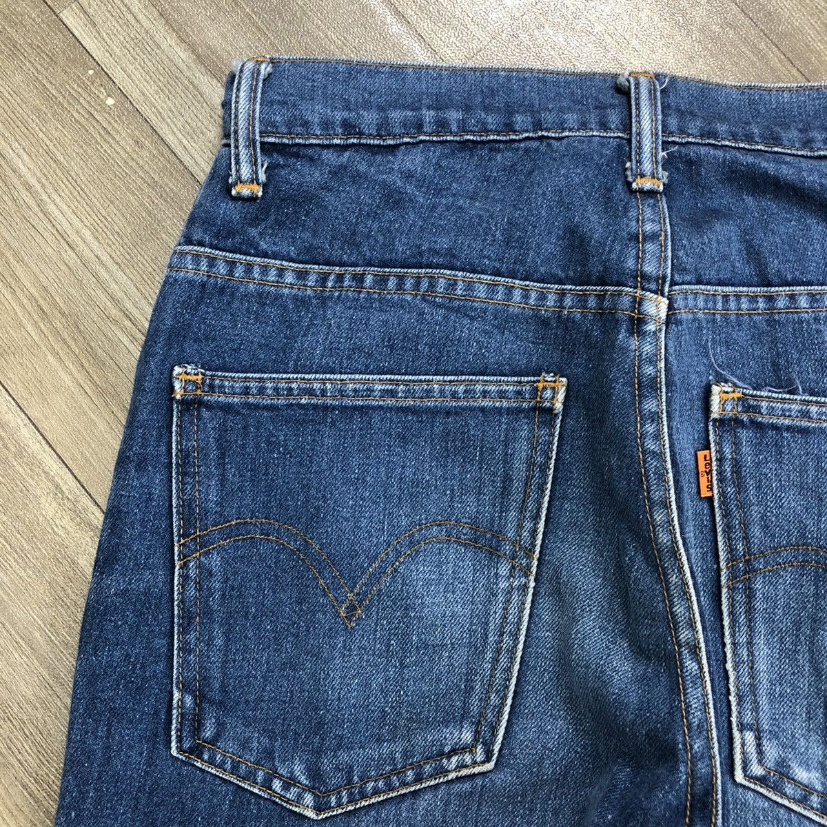 Levi's × Levi's Vintage Clothing × Vintage 🇯🇵Vintage 80s Levis 517 Orange Tab J02 Bootcut Flared Jeans Size US 28 / EU 44 - 13 Thumbnail