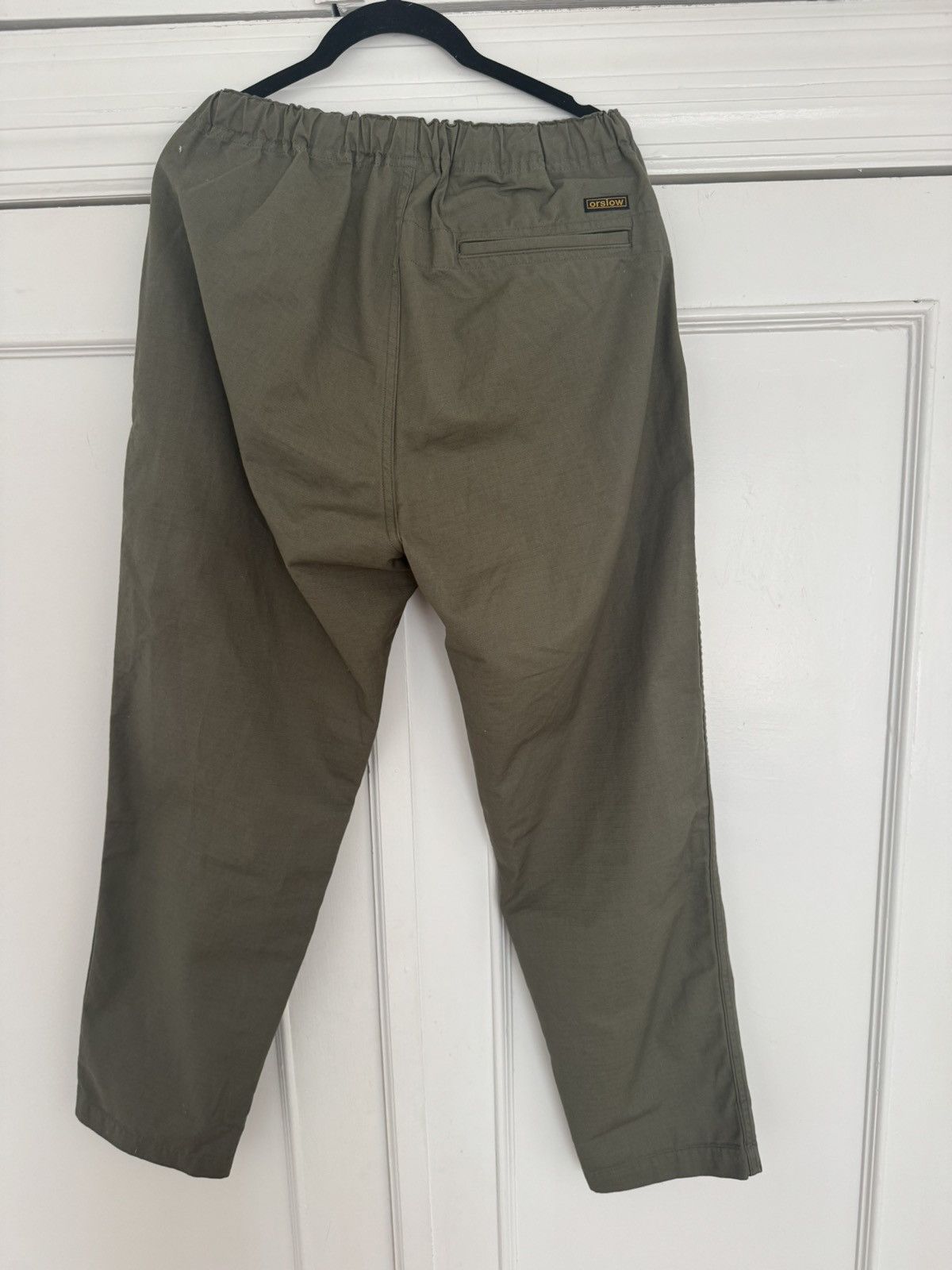 Orslow Orslow 1/Small New Yorker Pants Green Ripstop Elastic Waist Size US 30 / EU 46 - 6 Thumbnail
