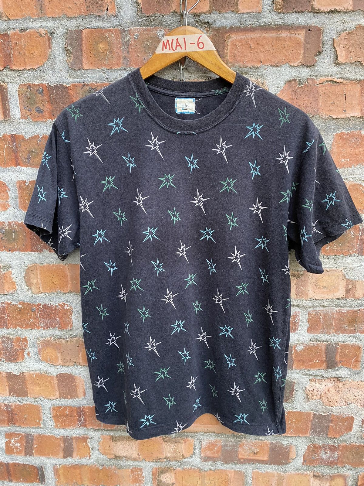 Undercover SS03 Undercover Barbered wire star tee Size US M / EU 48-50 / 2 - 2 Thumbnail