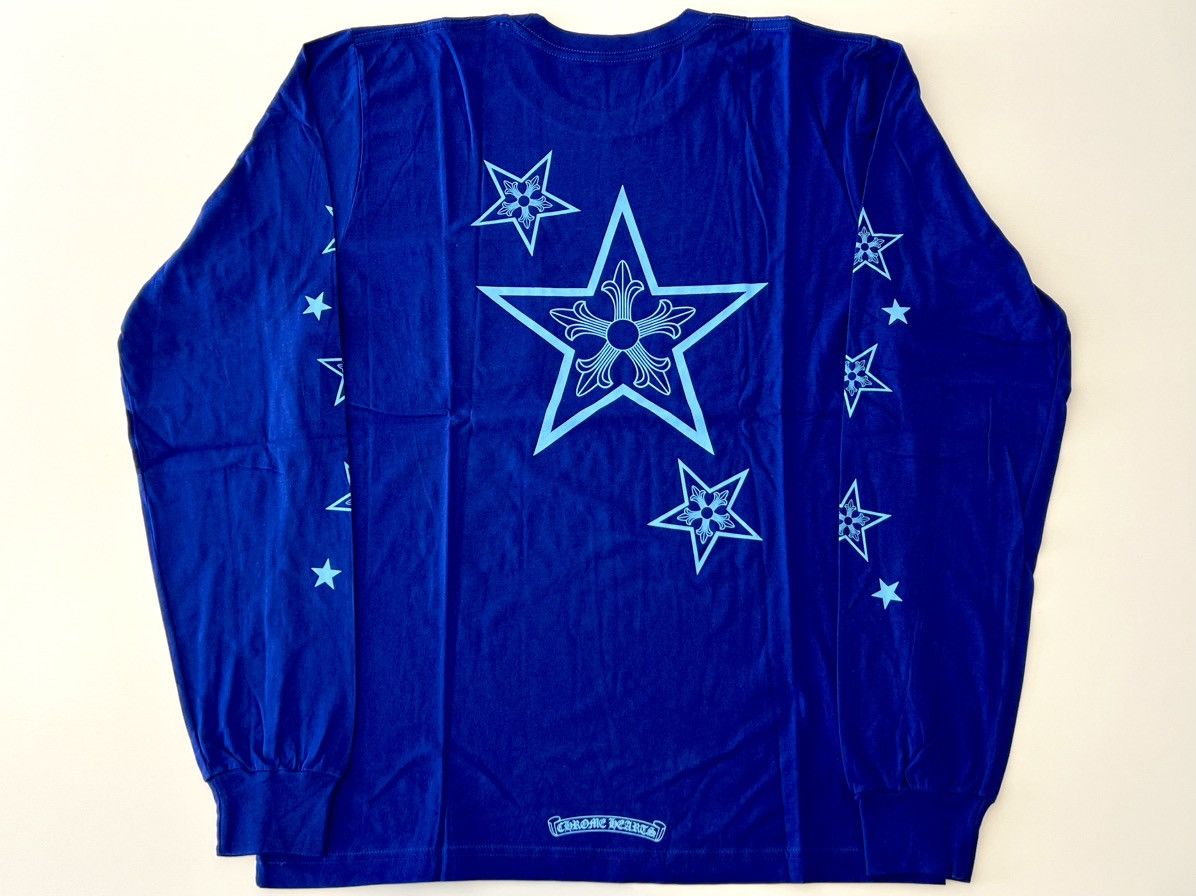 Chrome Hearts Chrome Hearts Stars Logo Long Sleeves Tee Size US L / EU 52-54 / 3 - 1 Thumbnail