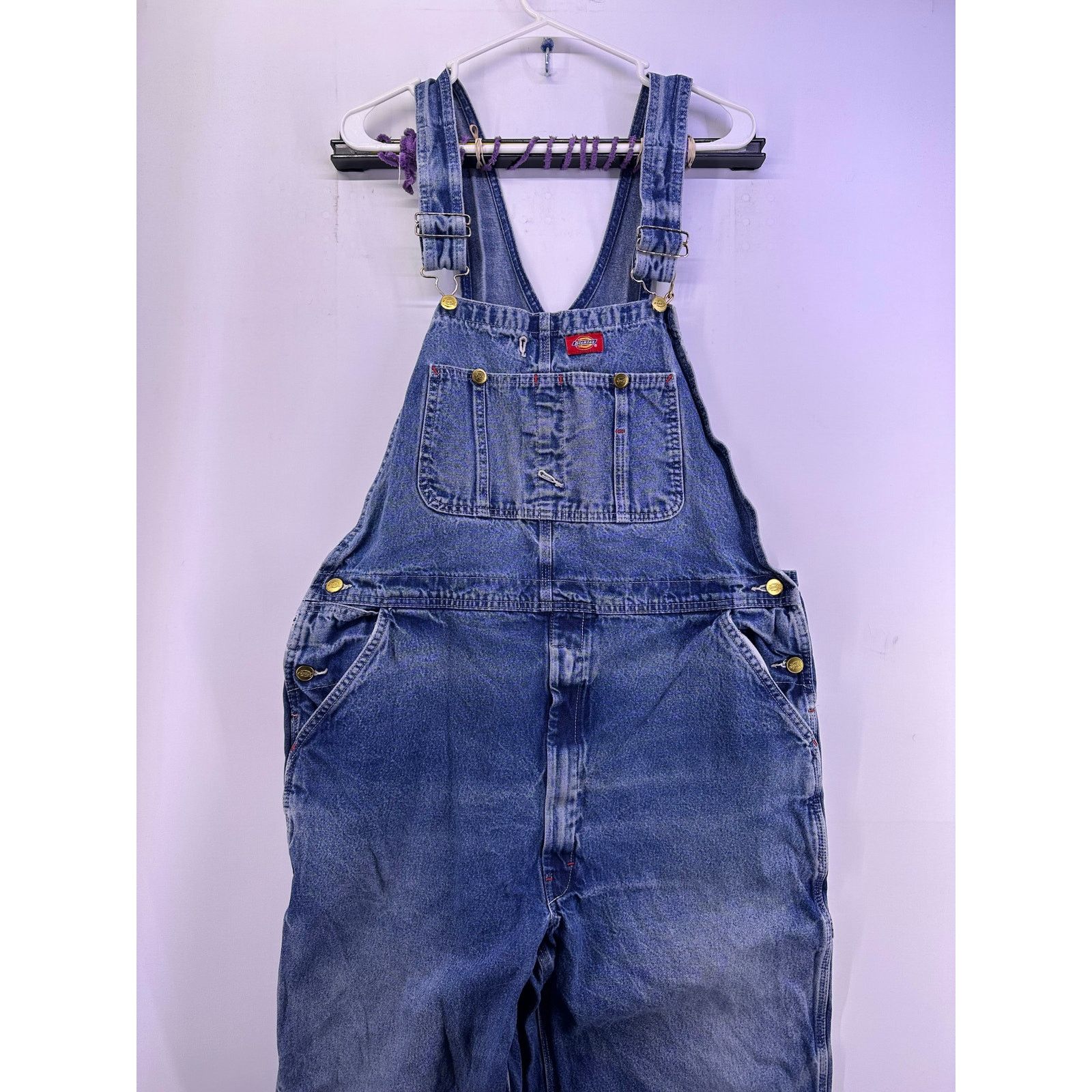 Dickies Dickies Blue Bib Demin Overall No Tag Might Be L/XL Size US 30 / EU 46 - 4 Thumbnail