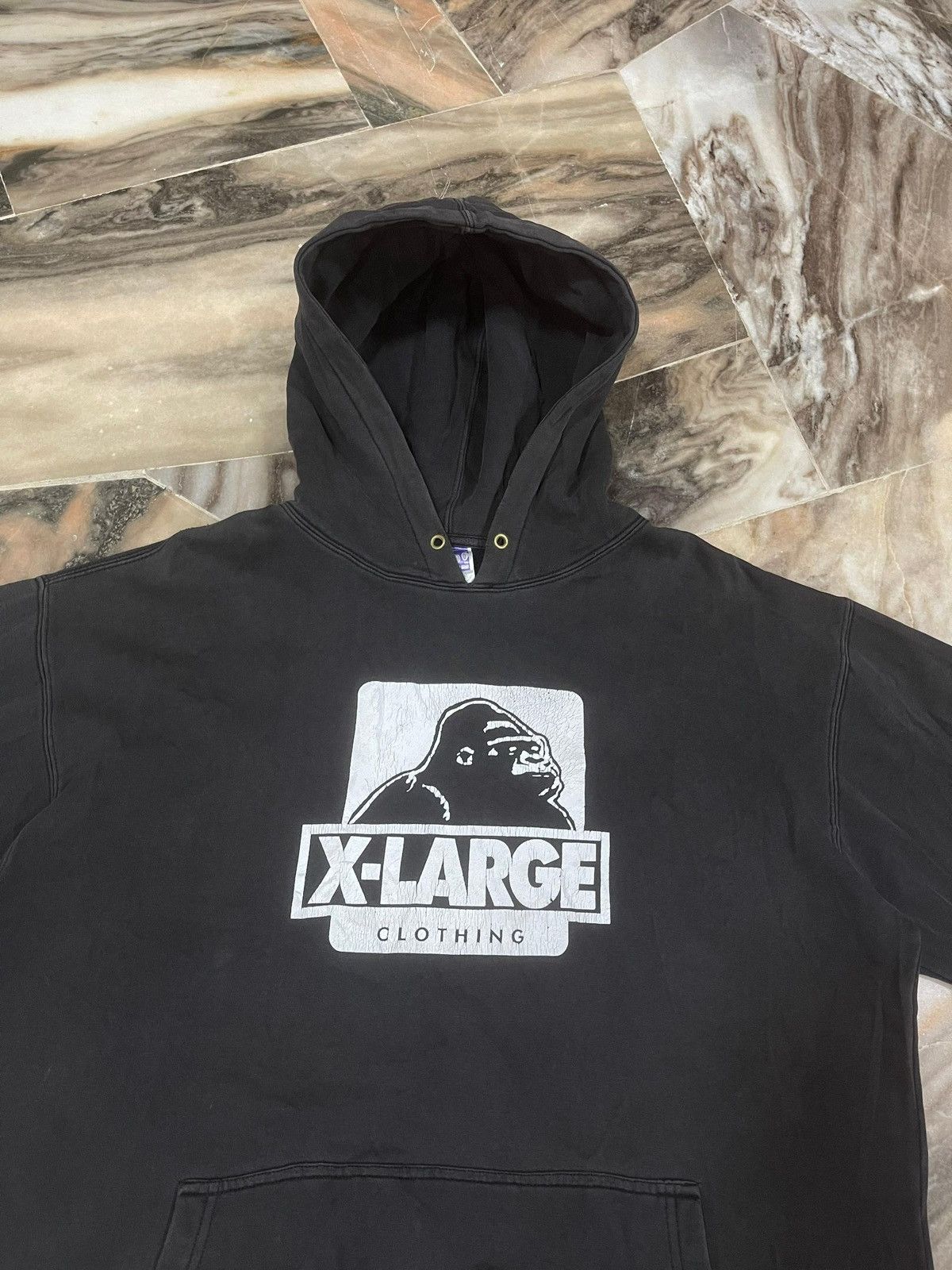 Xlarge Vintage 90s Xlarge Skateboards Faded Hoodie Size US L / EU 52-54 / 3 - 2 Thumbnail