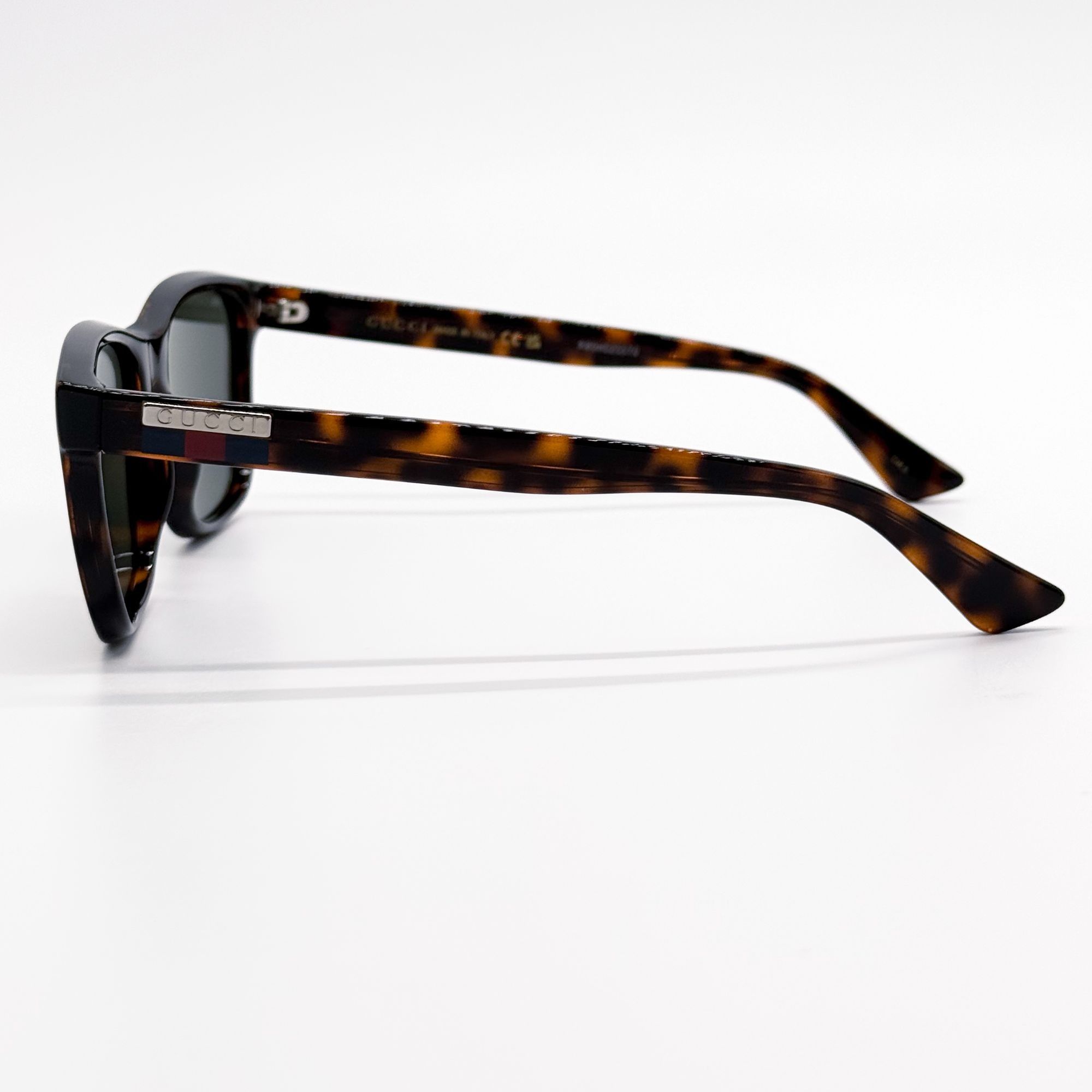 Gucci NEW GG0746S 003 UNISEX DARK GREEN HAVANA SUNGLASSES GUCCI Size ONE SIZE - 7 Thumbnail