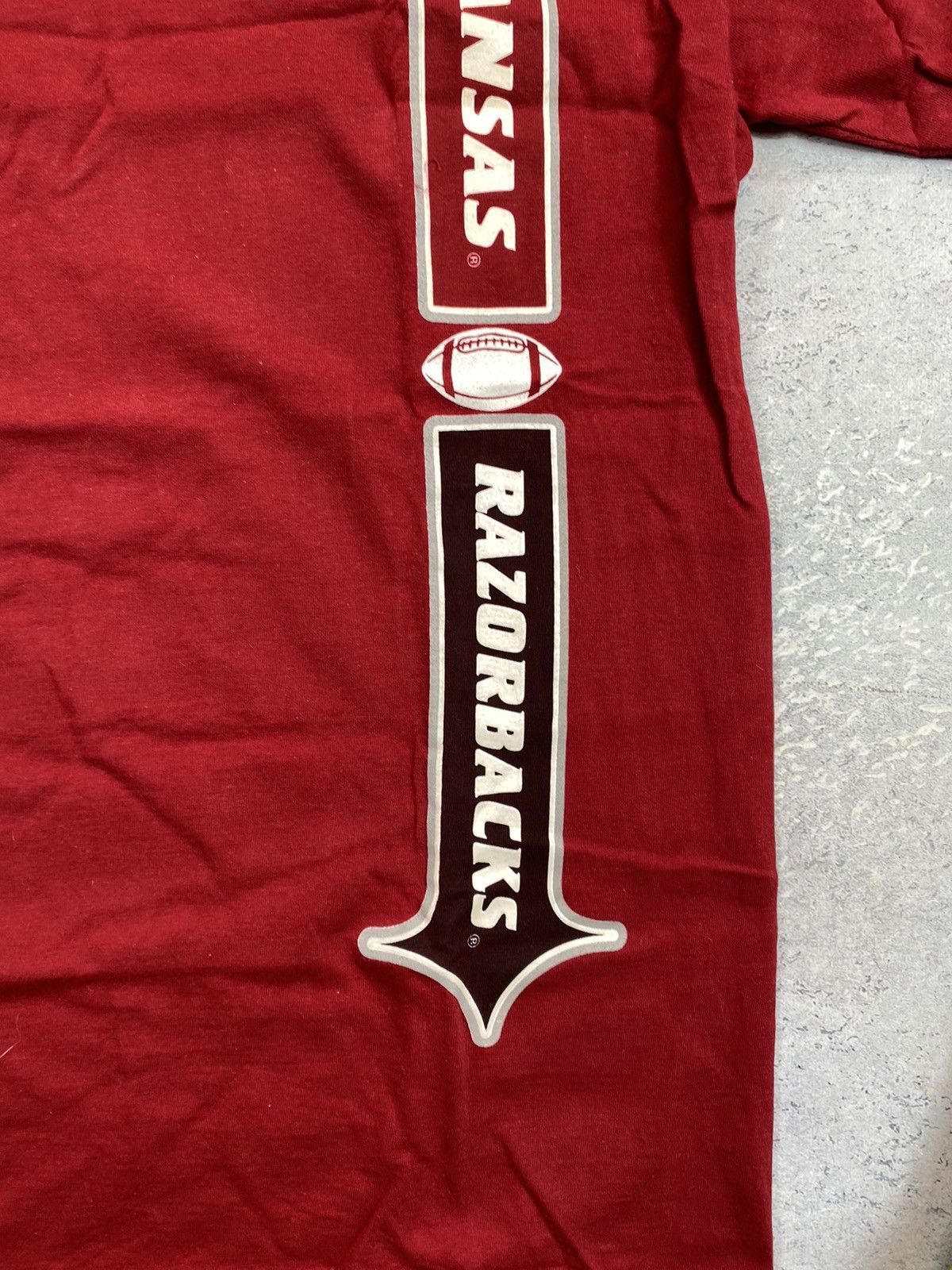 NFL × Vintage Vintage Arkansas Razorbacks Men’s T-shirt Size Medium Size US M / EU 48-50 / 2 - 5 Thumbnail