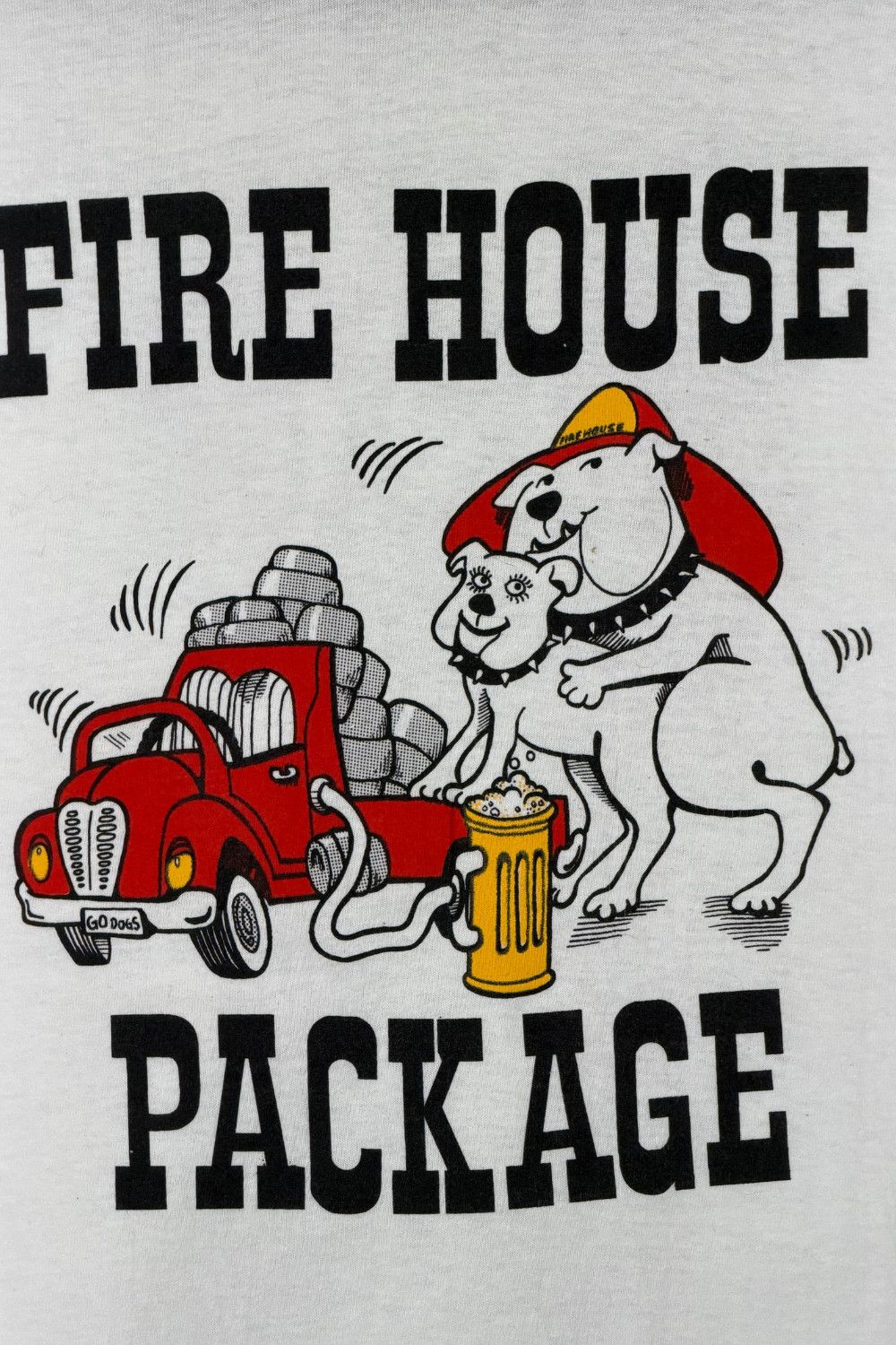 Hanes 90s Fire House Package Graphic Tee USA Hanes XL Single Size US XL / EU 56 / 4 - 5 Thumbnail