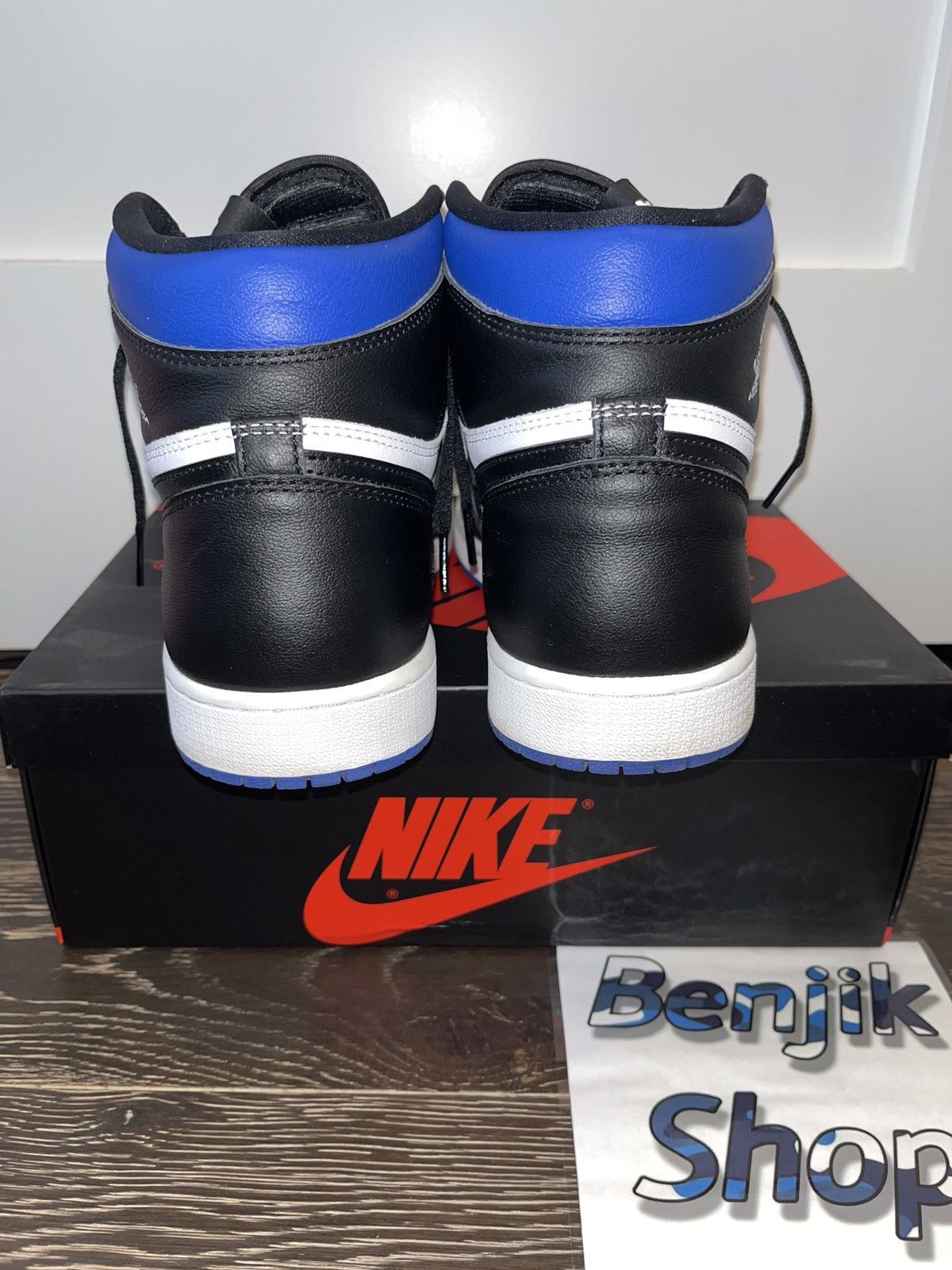 Jordan Brand Jordan 1 Retro High Royal Toe Size US 12 / EU 45 - 5 Thumbnail