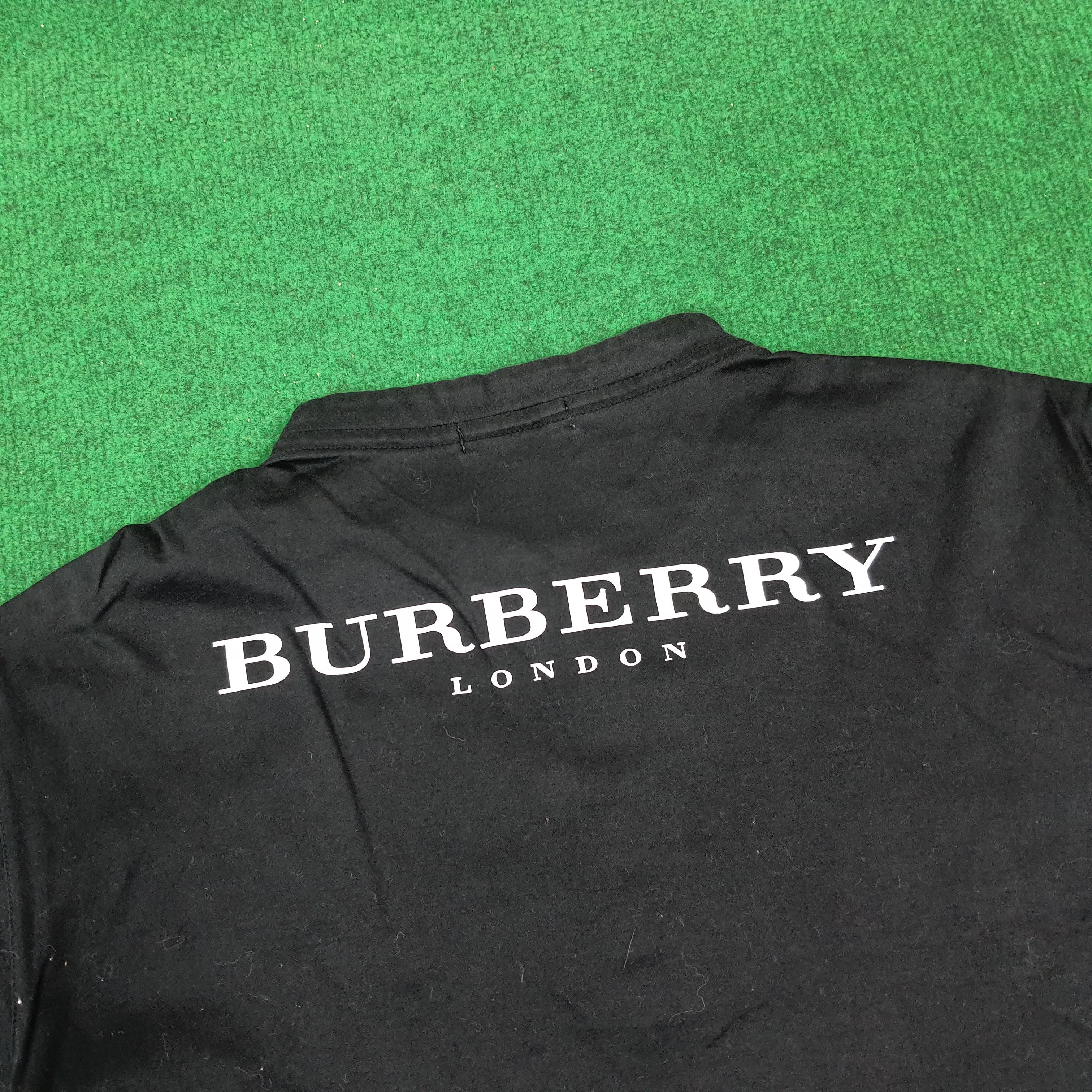 Burberry × Vintage Vintage Burberry London Button Tshirt Size US L / EU 52-54 / 3 - 2 Thumbnail