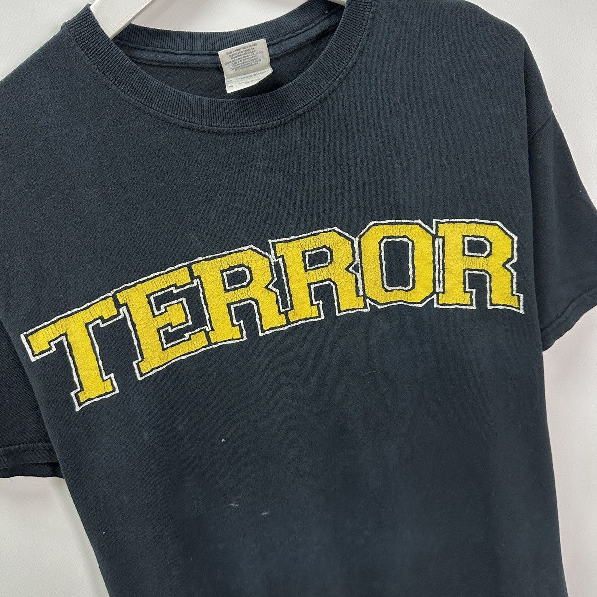 Vintage Vintage 00s Terror Live By The Code Distressed tee y2k rock Size US M / EU 48-50 / 2 - 6 Thumbnail