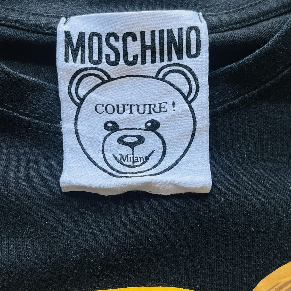 Moschino Moschino Couture Golden Bear Love TShirt Size M Size US M / EU 48-50 / 2 - 13 Thumbnail