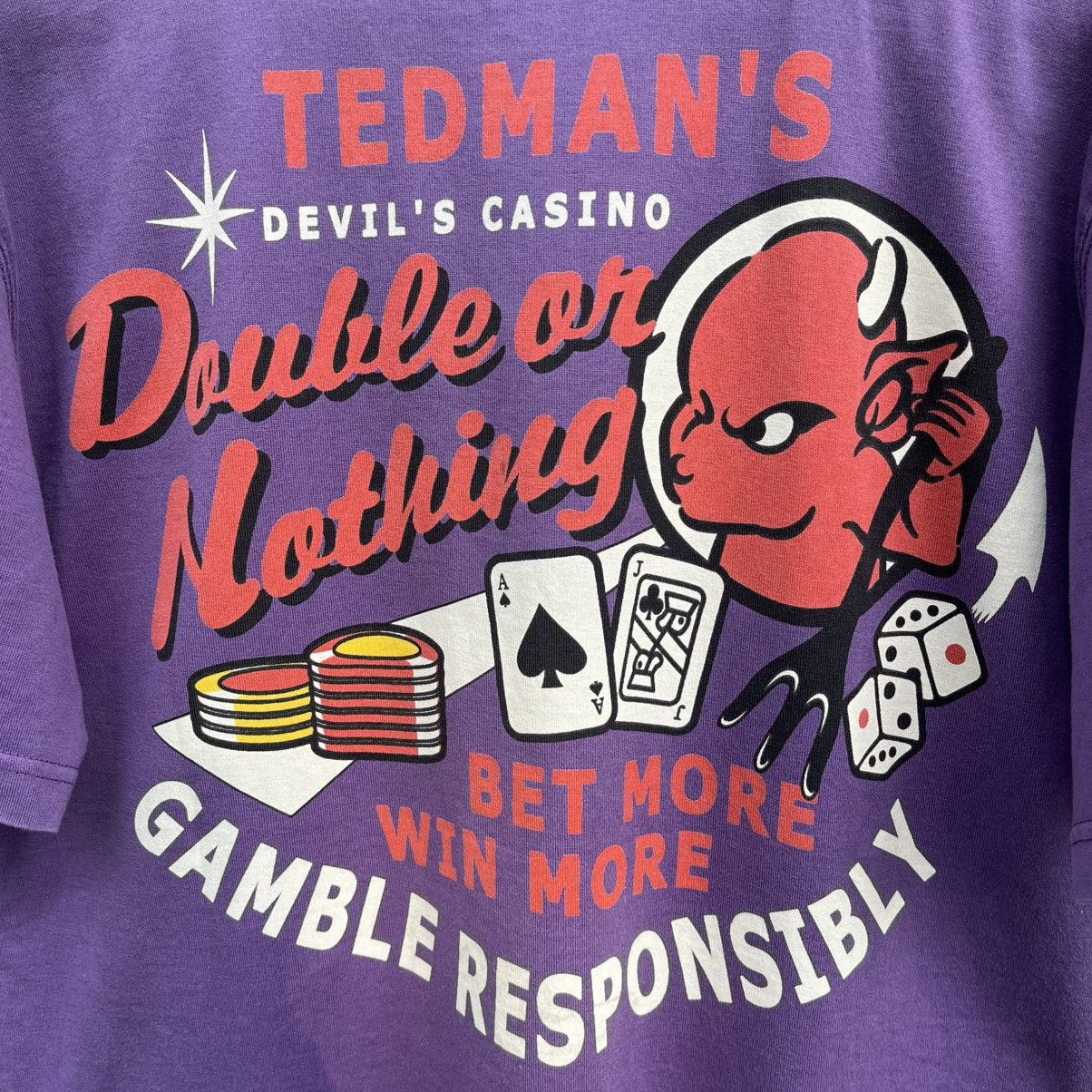 Tedman Thrashed Faded Vintage Tedman Japanese Brand Tee Size US L / EU 52-54 / 3 - 3 Thumbnail